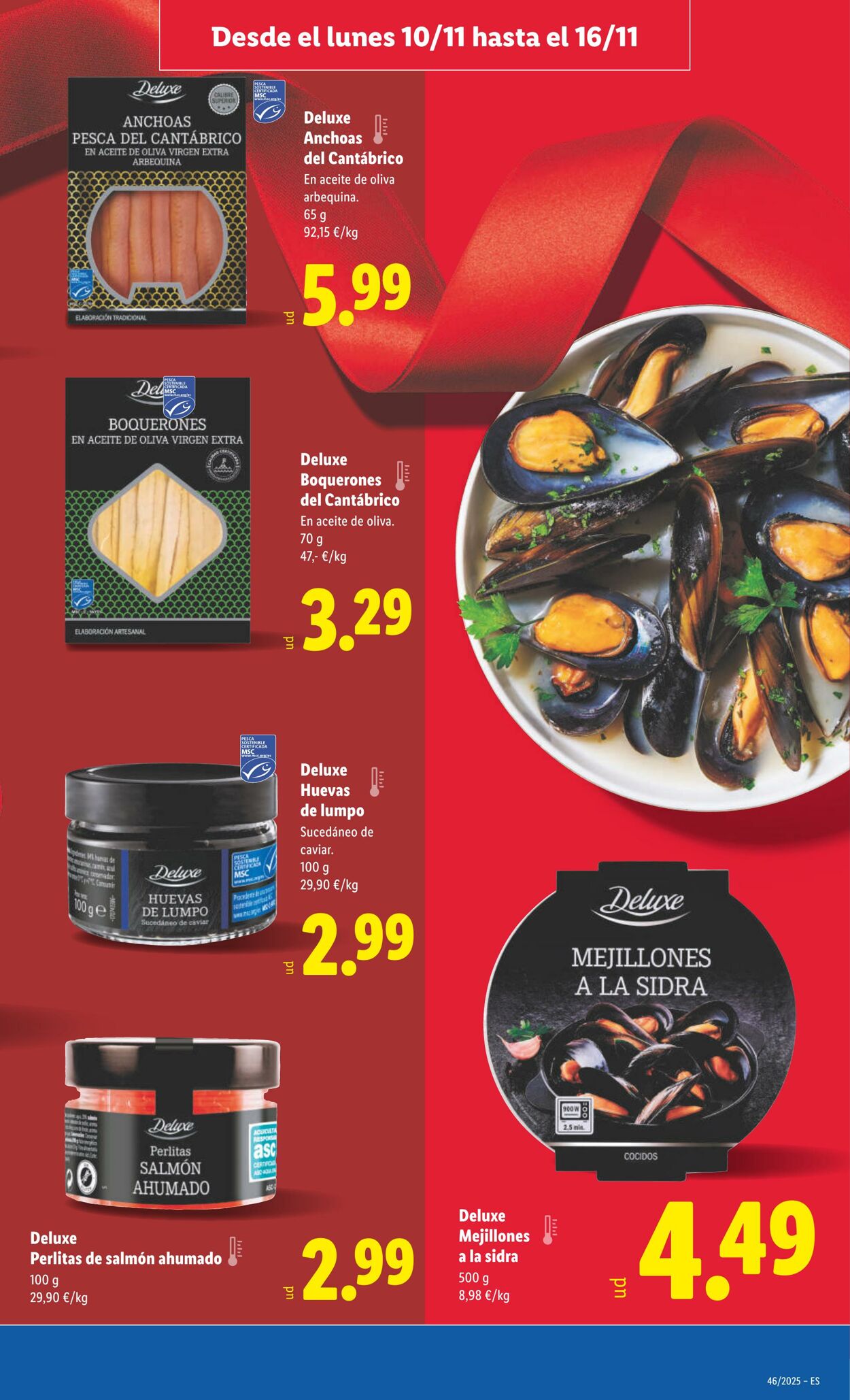 Folleto Lidl 10.11.2025 - 16.11.2025