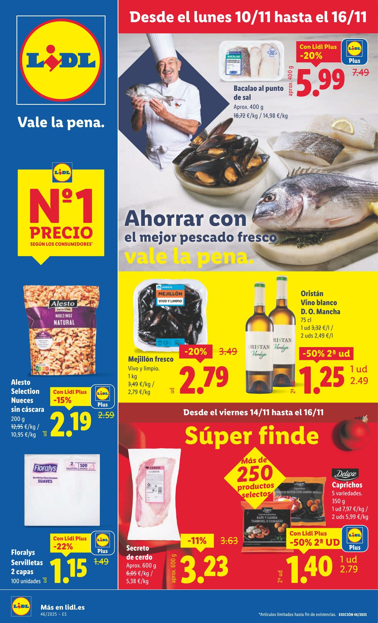 Folleto Lidl 10.11.2025 - 16.11.2025