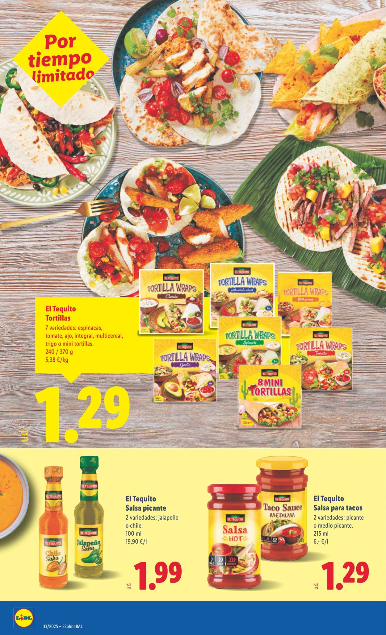 Folleto Lidl 11.08.2025 - 17.08.2025
