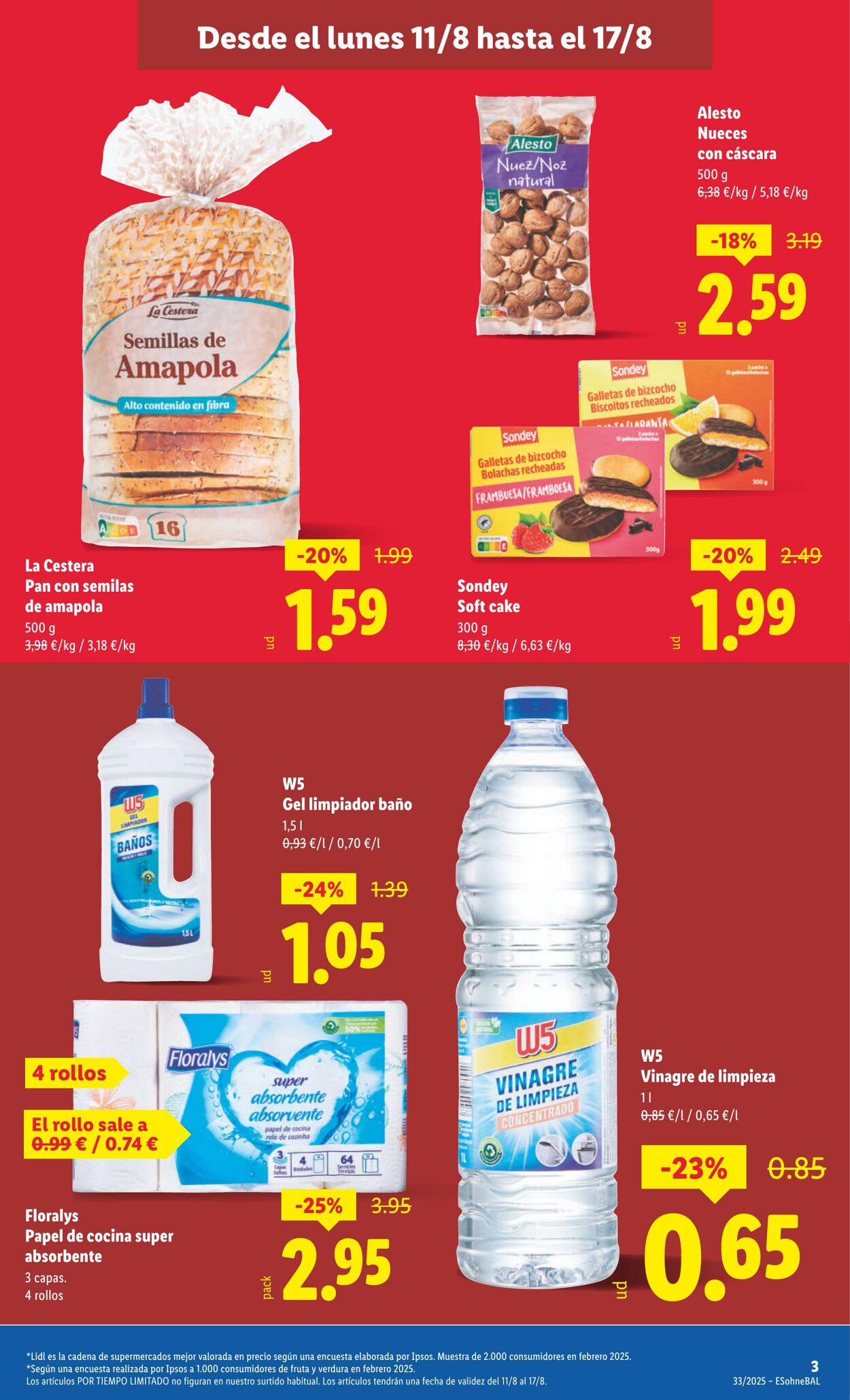 Folleto Lidl 11.08.2025 - 17.08.2025