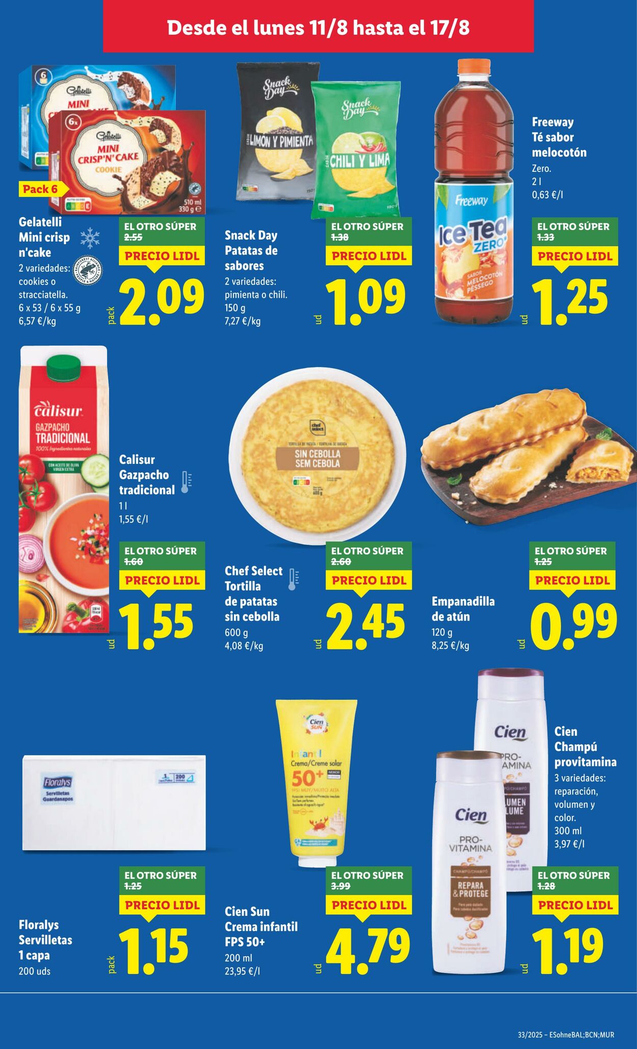 Folleto Lidl 11.08.2025 - 17.08.2025