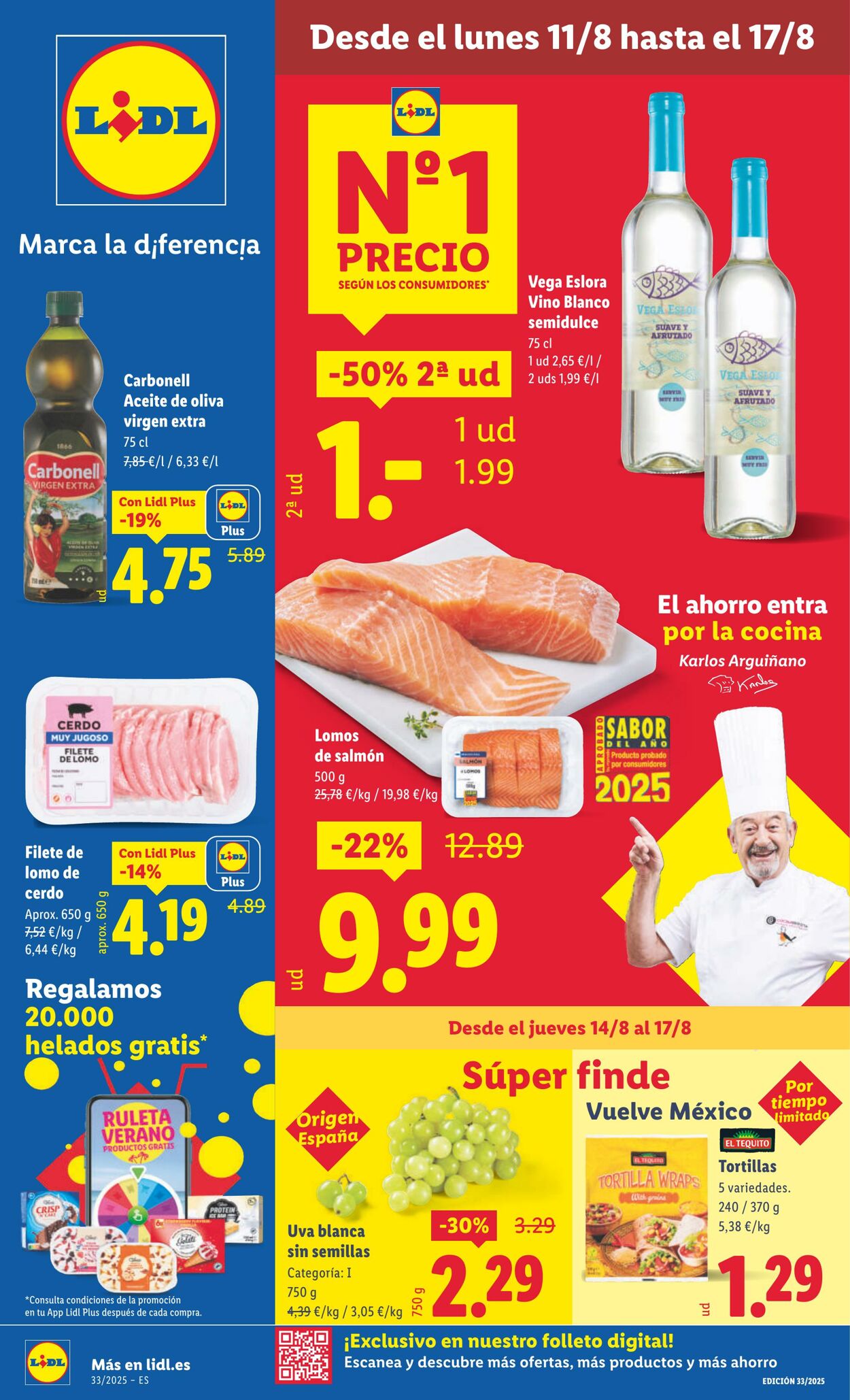 Folleto Lidl 11.08.2025 - 17.08.2025