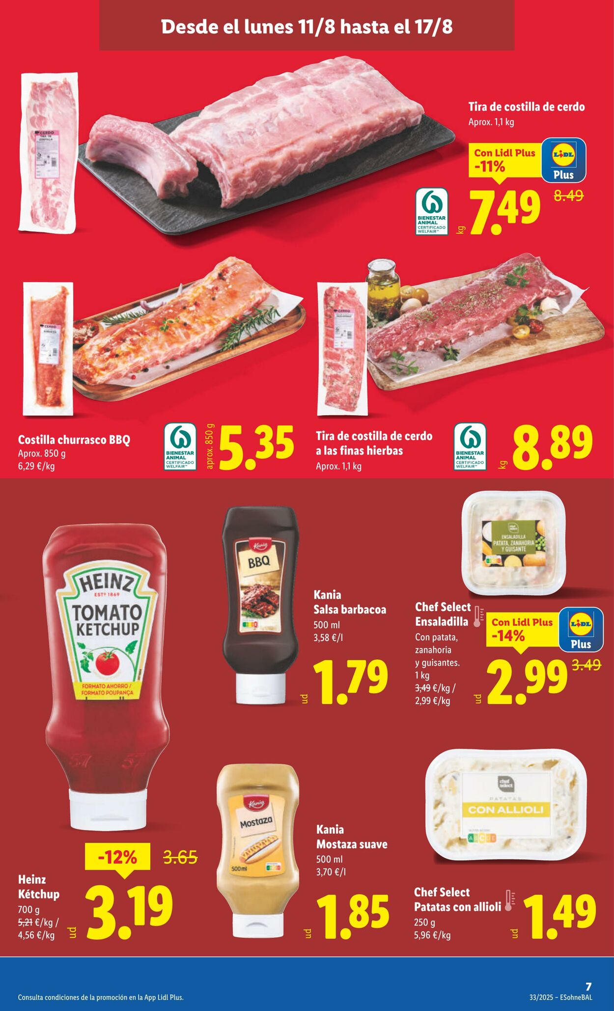 Folleto Lidl 11.08.2025 - 17.08.2025