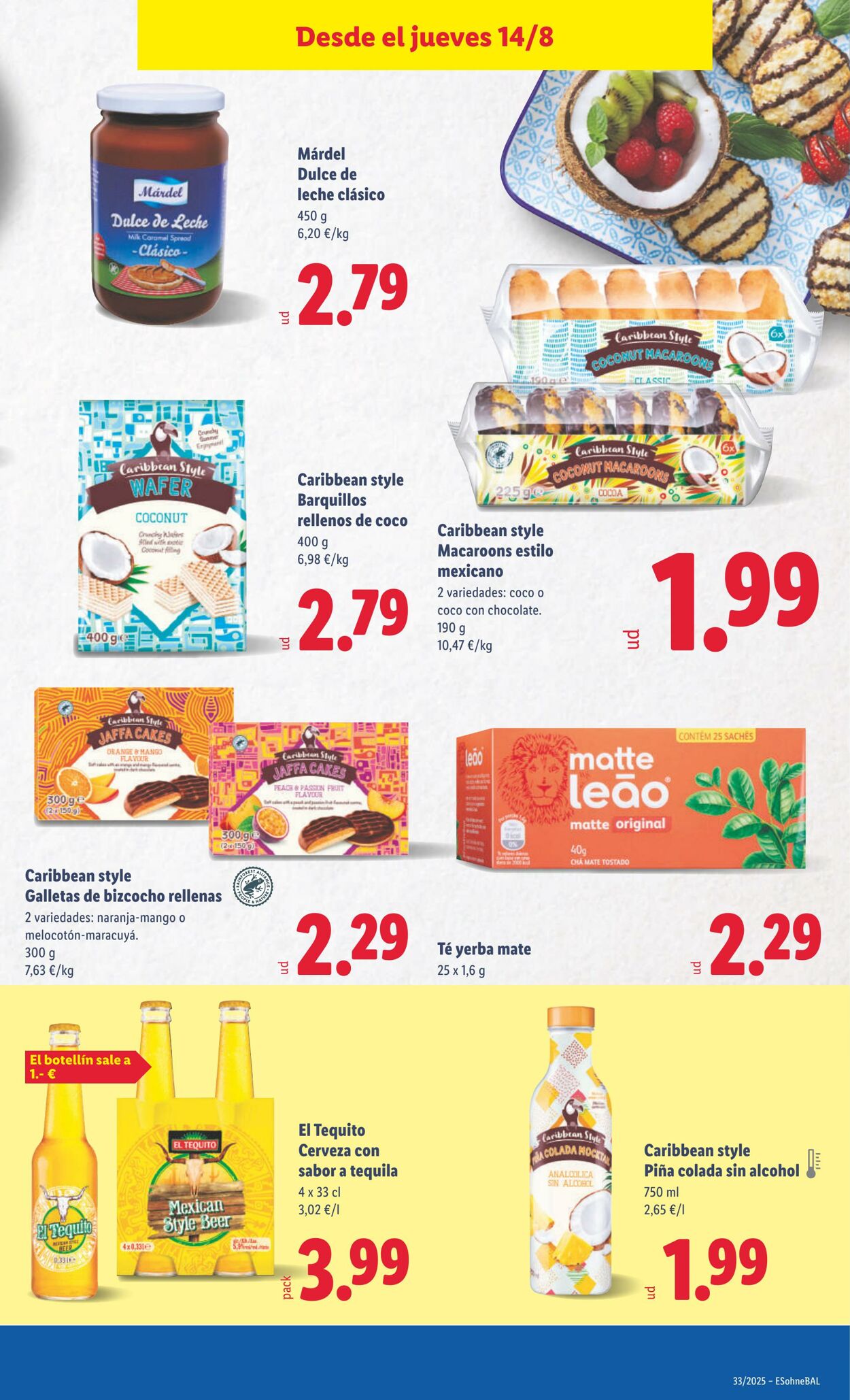 Folleto Lidl 11.08.2025 - 17.08.2025