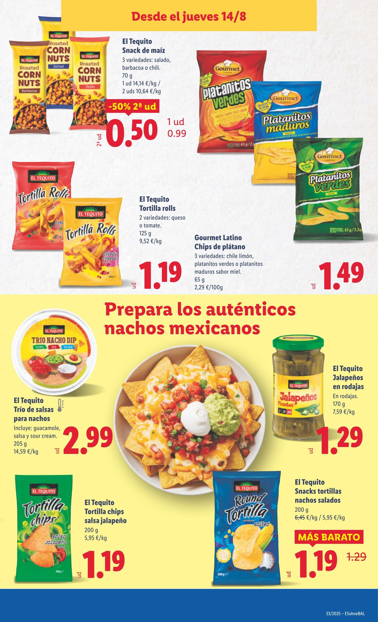 Folleto Lidl 11.08.2025 - 17.08.2025