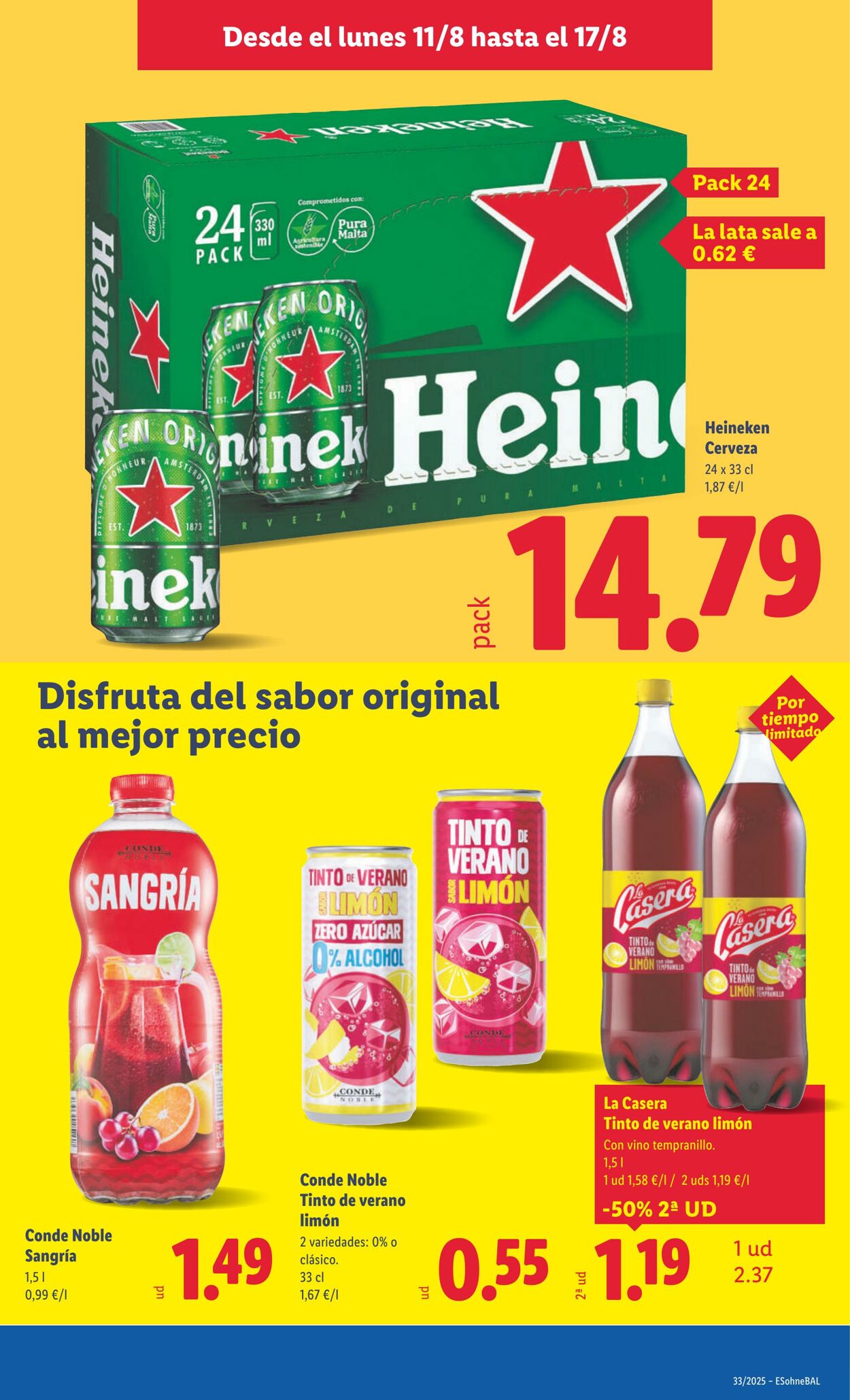 Folleto Lidl 11.08.2025 - 17.08.2025