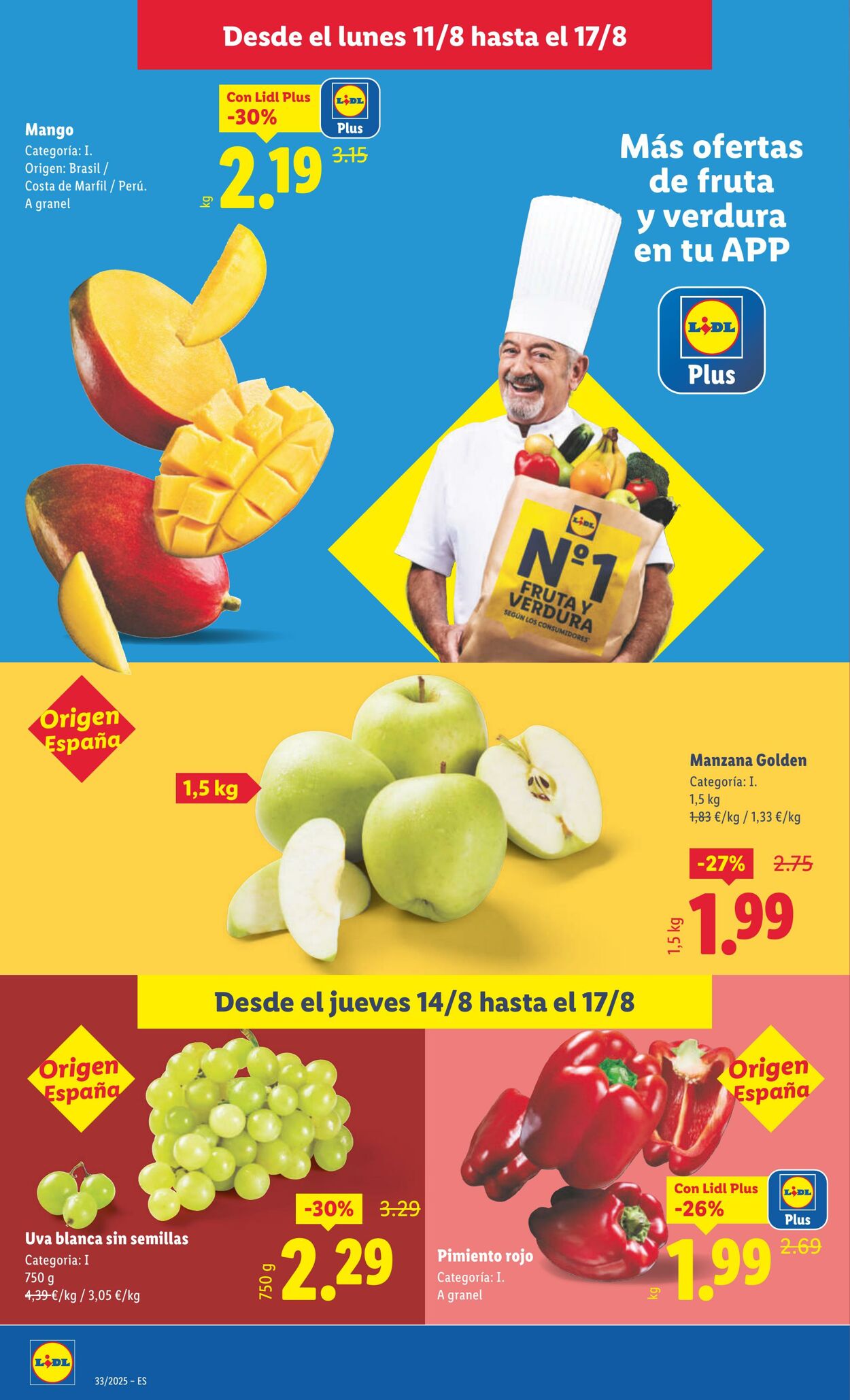 Folleto Lidl 11.08.2025 - 17.08.2025