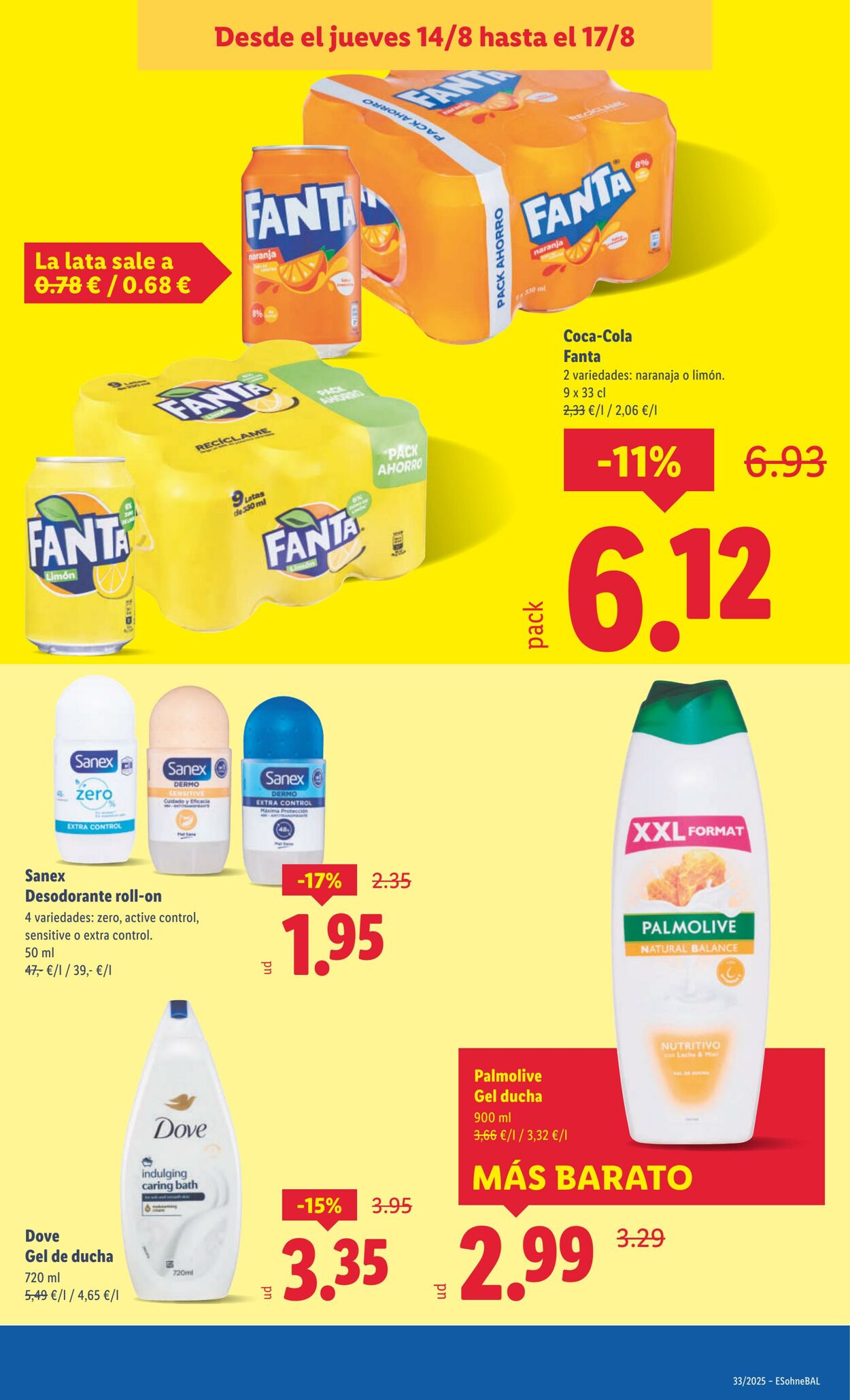 Folleto Lidl 11.08.2025 - 17.08.2025