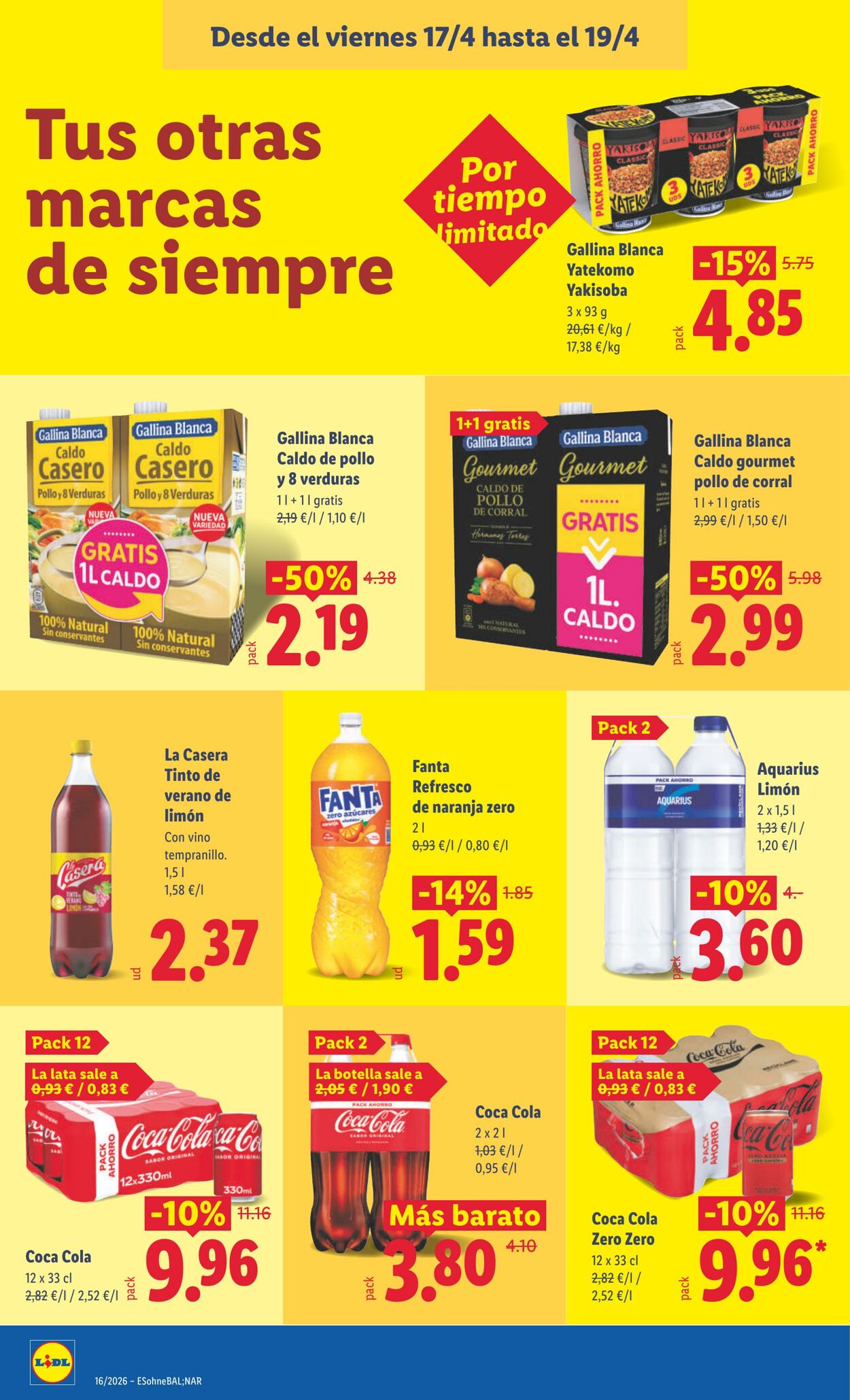 Folleto Lidl 13.04.2026 - 19.04.2026