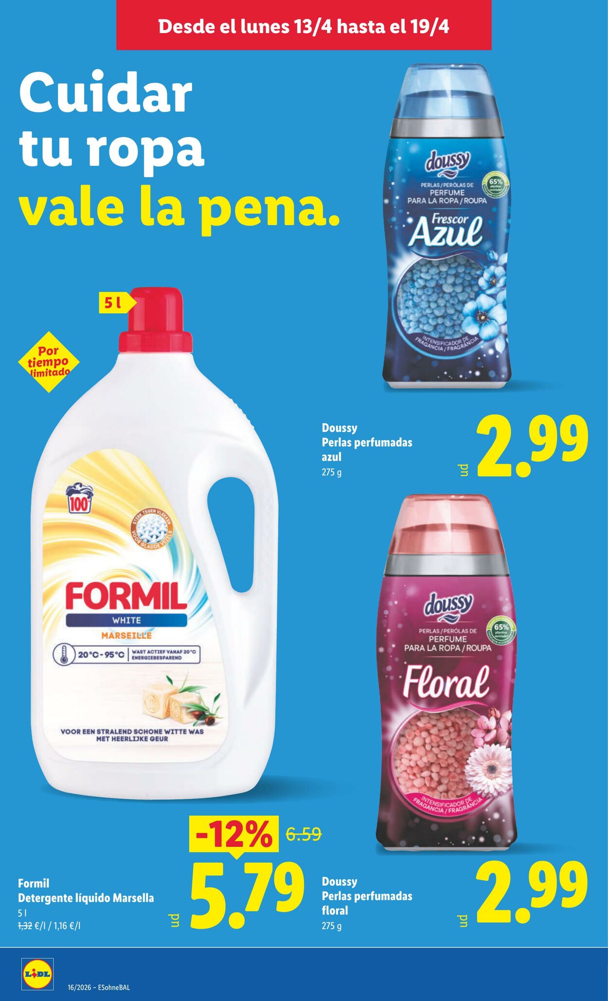 Folleto Lidl 13.04.2026 - 19.04.2026