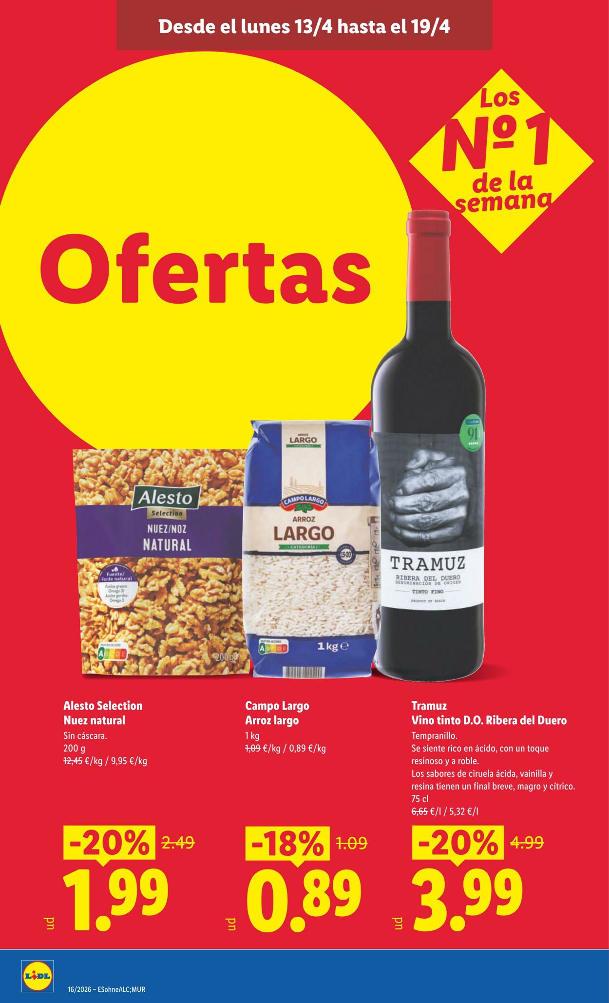 Folleto Lidl 13.04.2026 - 19.04.2026