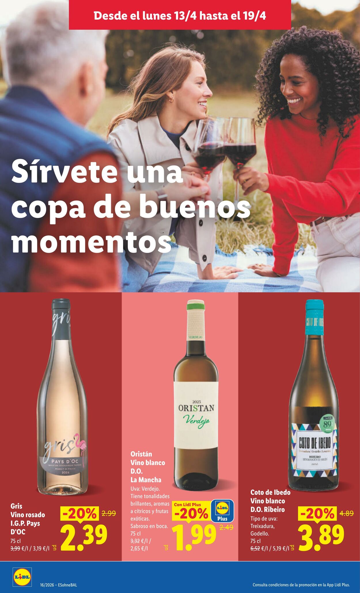 Folleto Lidl 13.04.2026 - 19.04.2026
