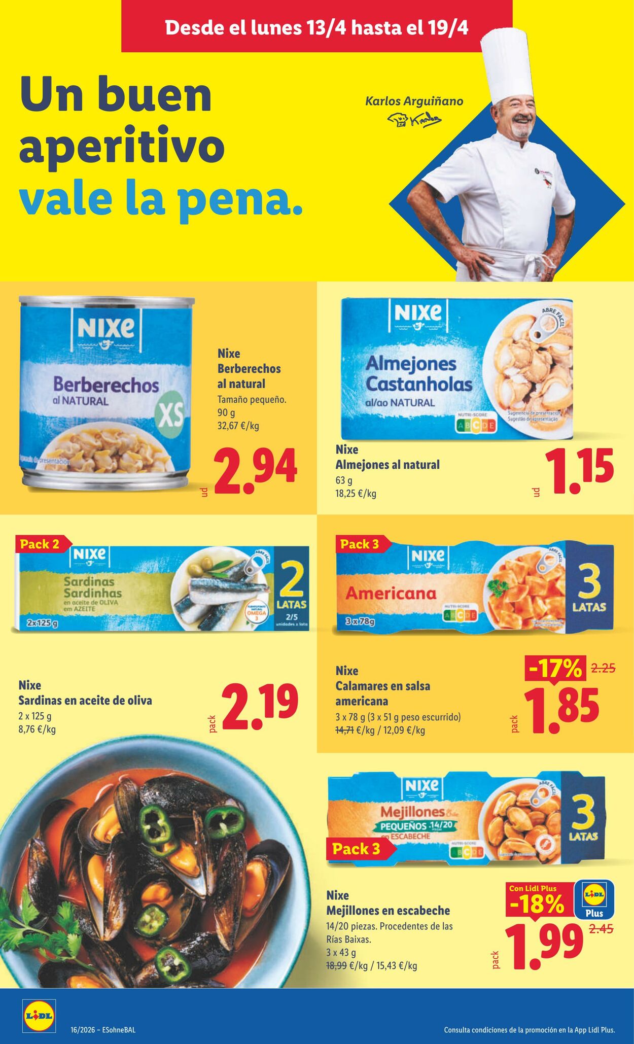 Folleto Lidl 13.04.2026 - 19.04.2026