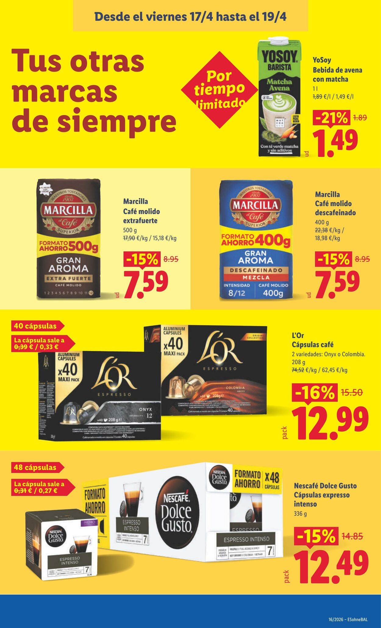 Folleto Lidl 13.04.2026 - 19.04.2026