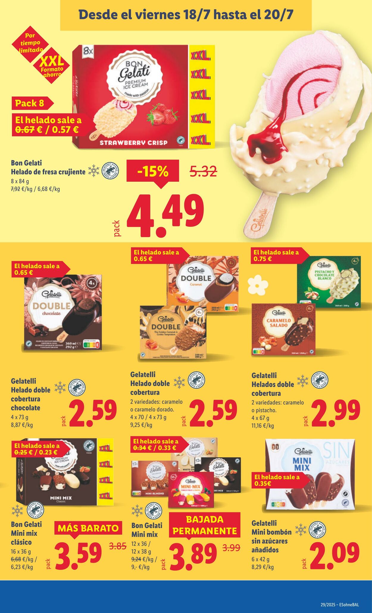 Folleto Lidl 14.07.2025 - 20.07.2025