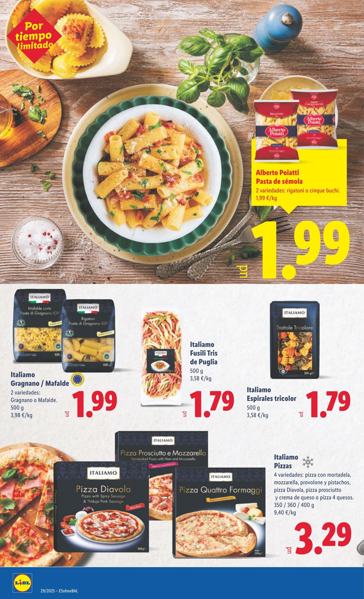 Folleto Lidl 14.07.2025 - 20.07.2025
