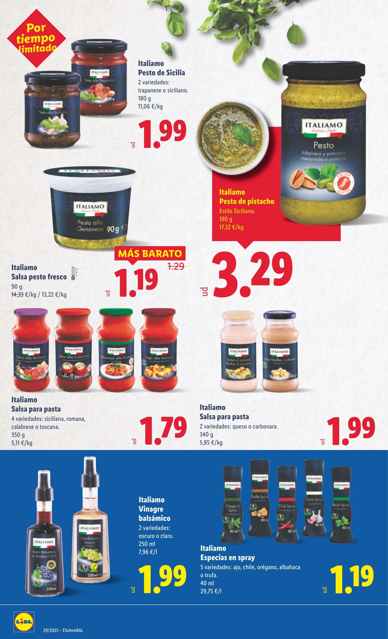 Folleto Lidl 14.07.2025 - 20.07.2025