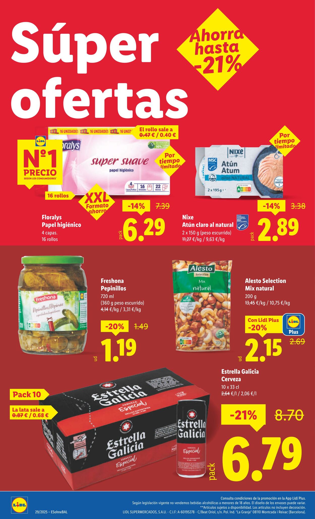 Folleto Lidl 14.07.2025 - 20.07.2025