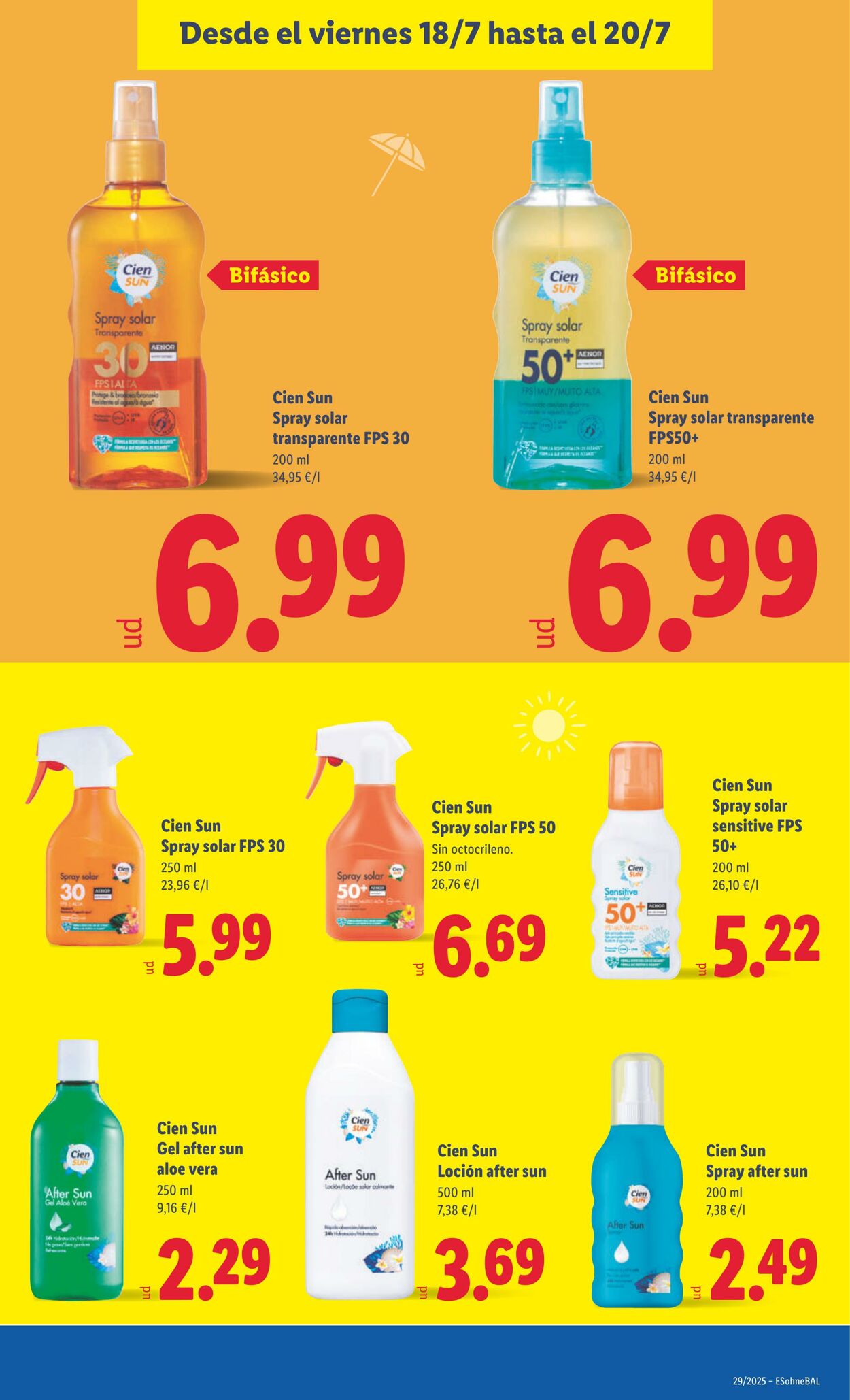 Folleto Lidl 14.07.2025 - 20.07.2025