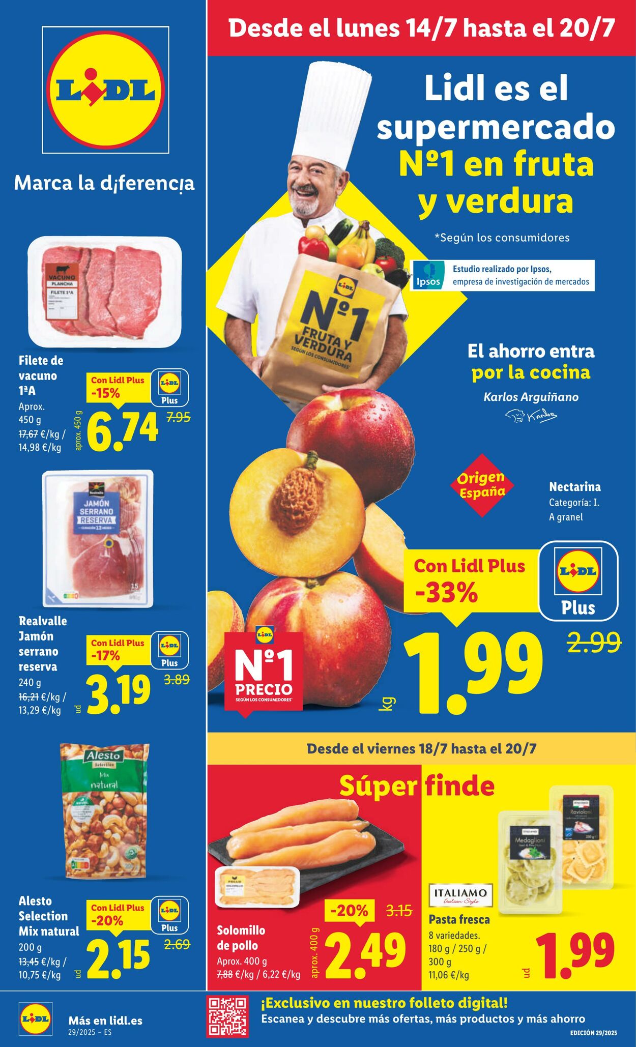 Folleto Lidl 14.07.2025 - 20.07.2025