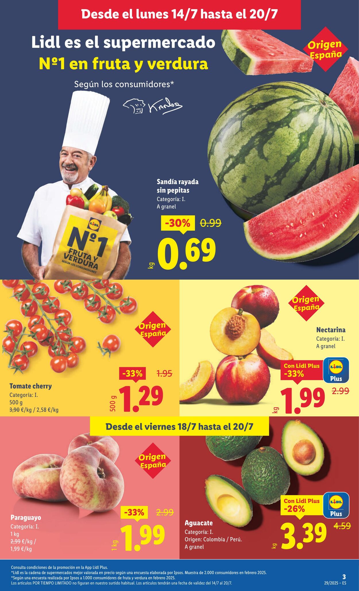 Folleto Lidl 14.07.2025 - 20.07.2025
