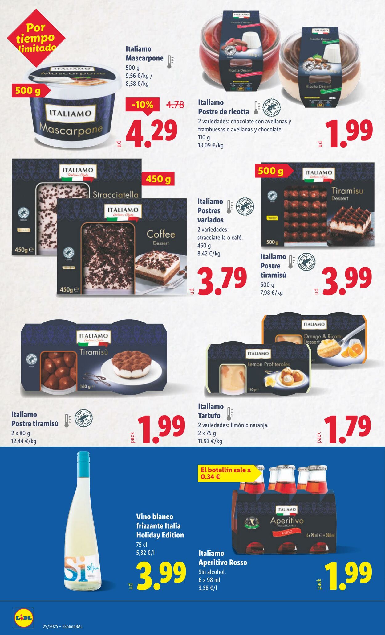 Folleto Lidl 14.07.2025 - 20.07.2025