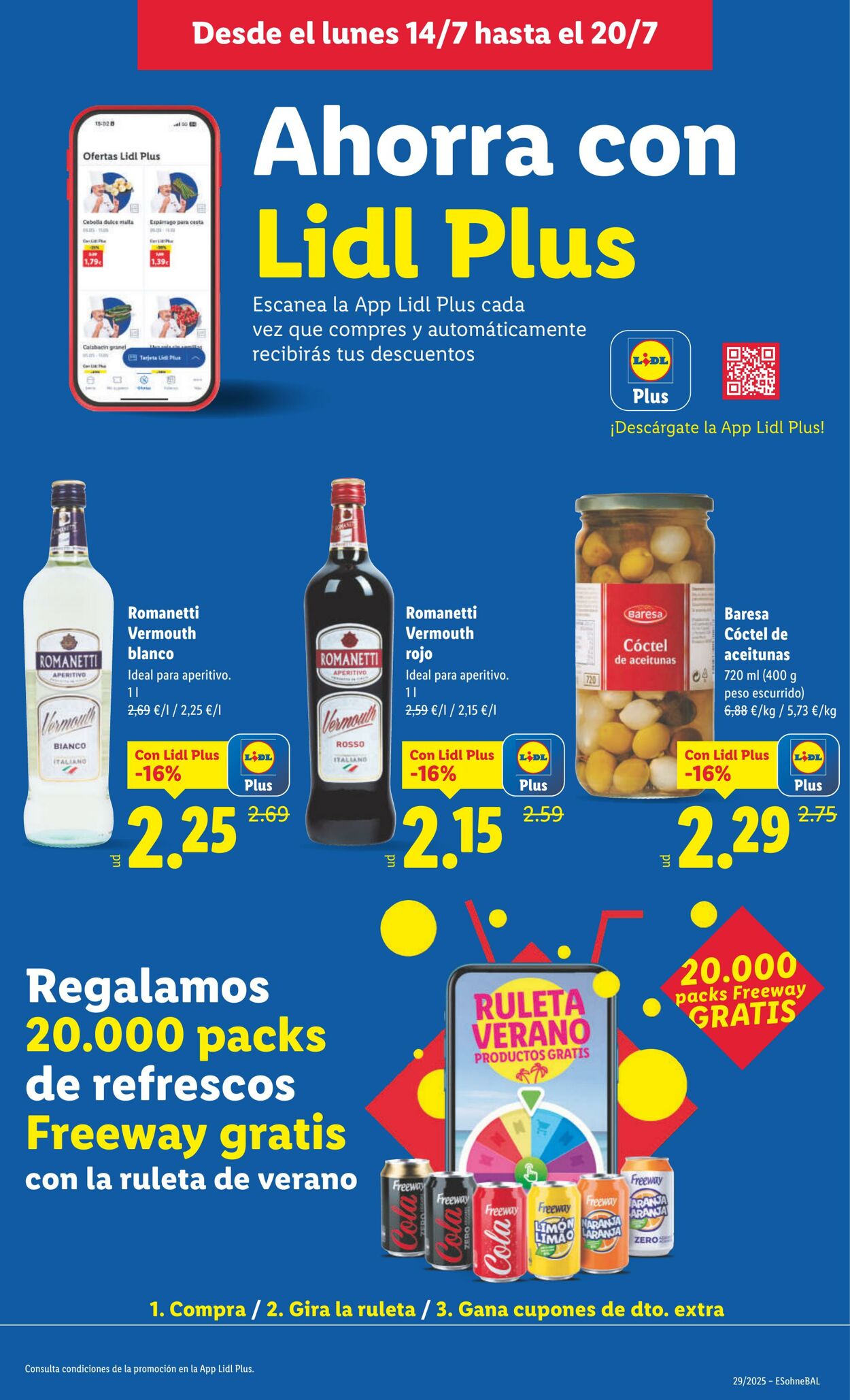 Folleto Lidl 14.07.2025 - 20.07.2025