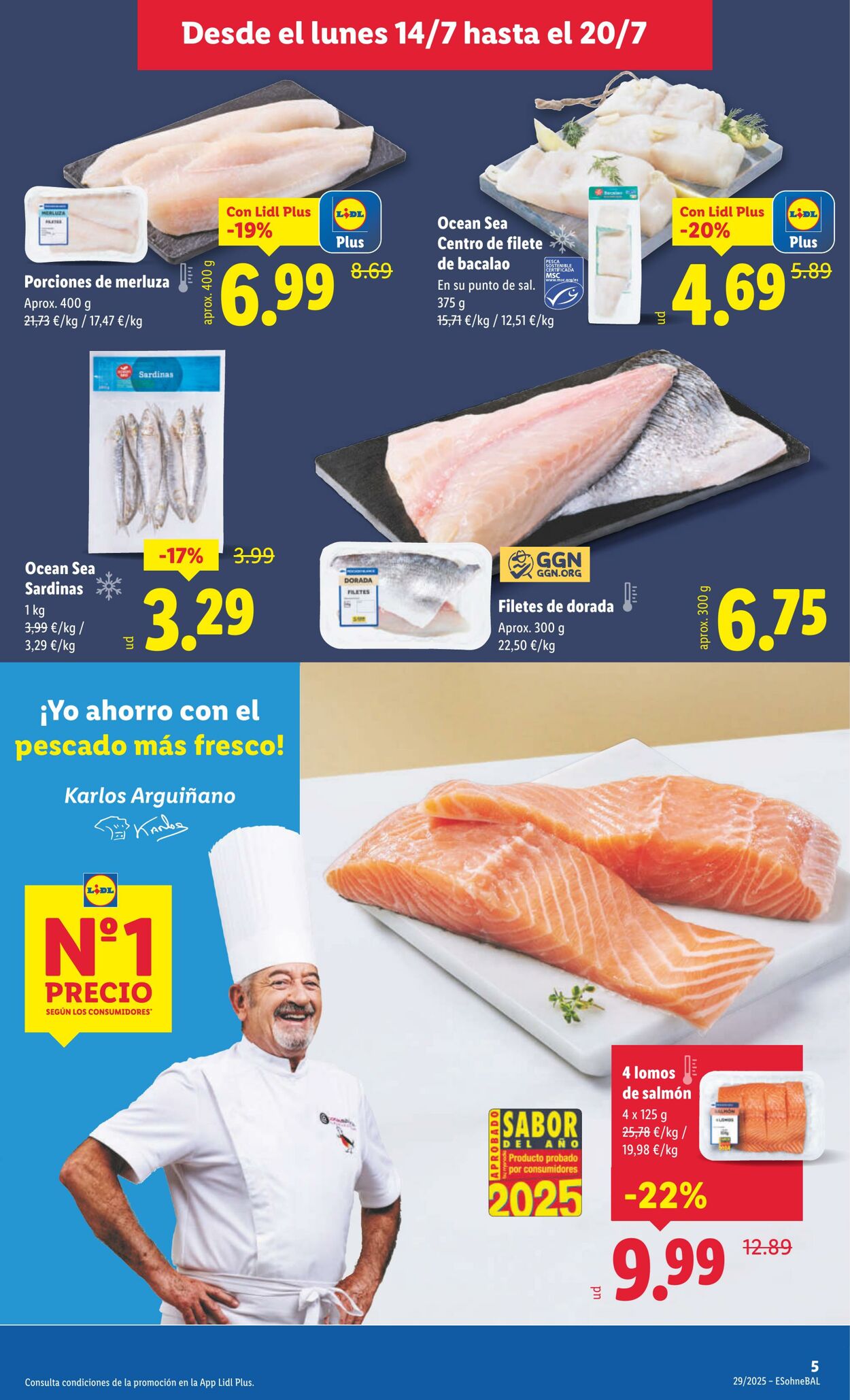 Folleto Lidl 14.07.2025 - 20.07.2025