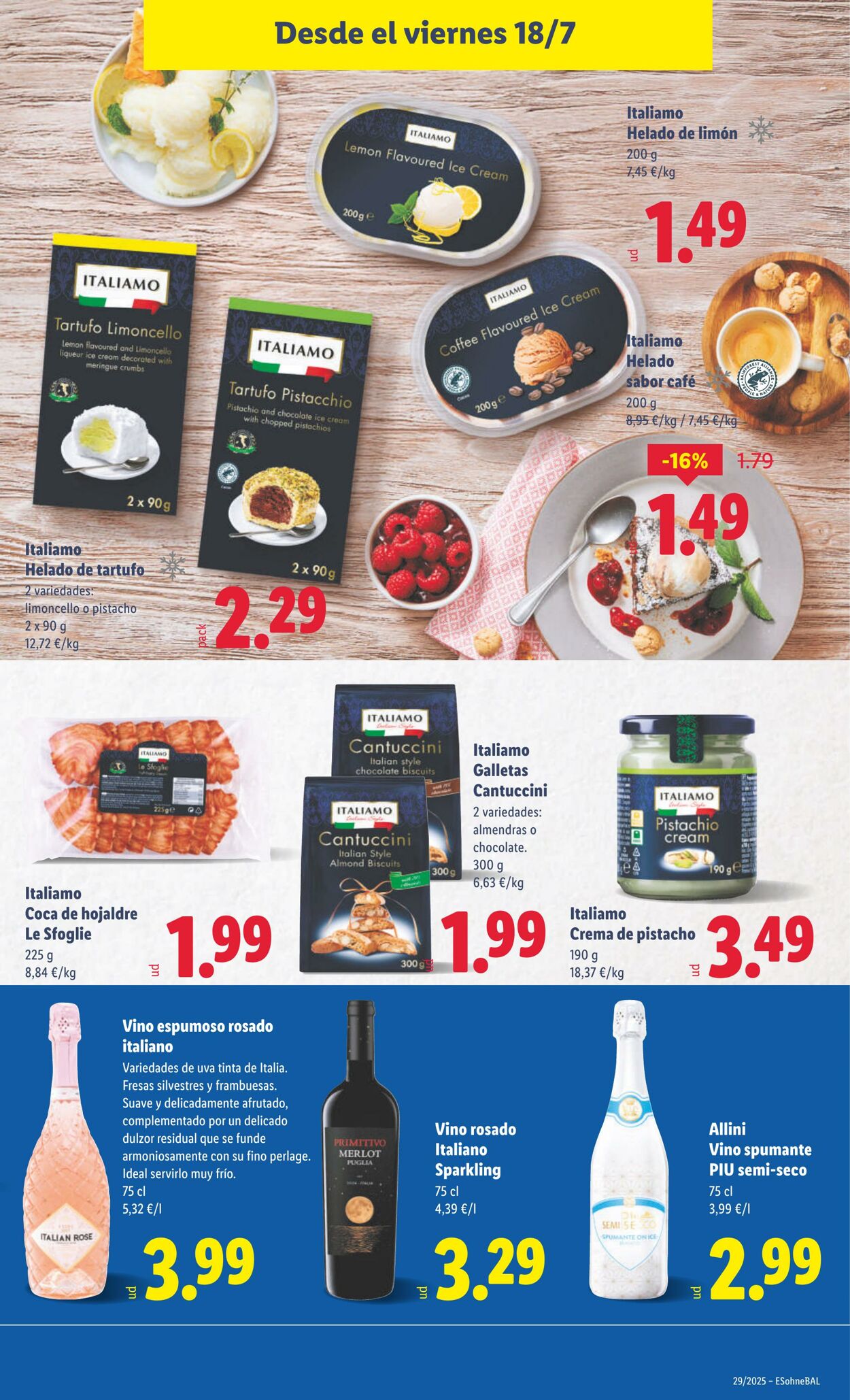 Folleto Lidl 14.07.2025 - 20.07.2025