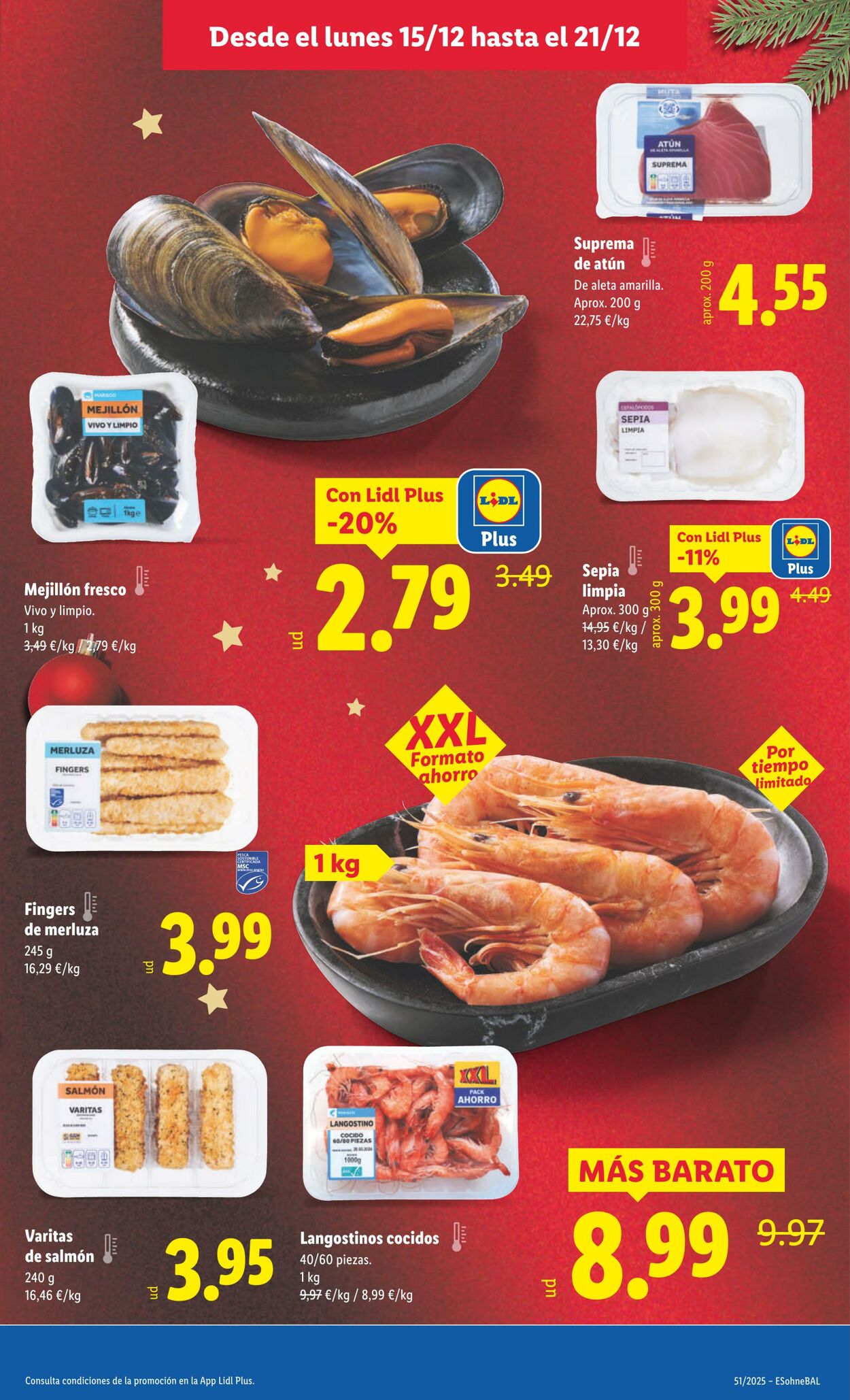 Folleto Lidl 15.12.2025 - 21.12.2025