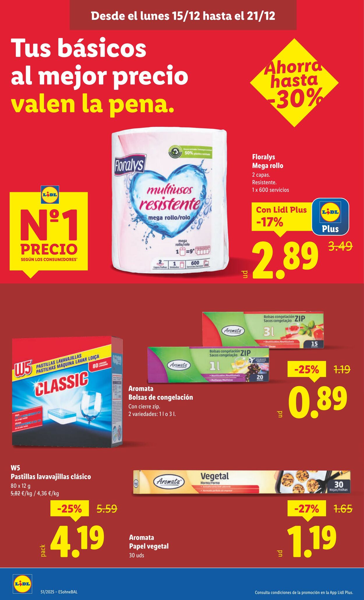 Folleto Lidl 15.12.2025 - 21.12.2025