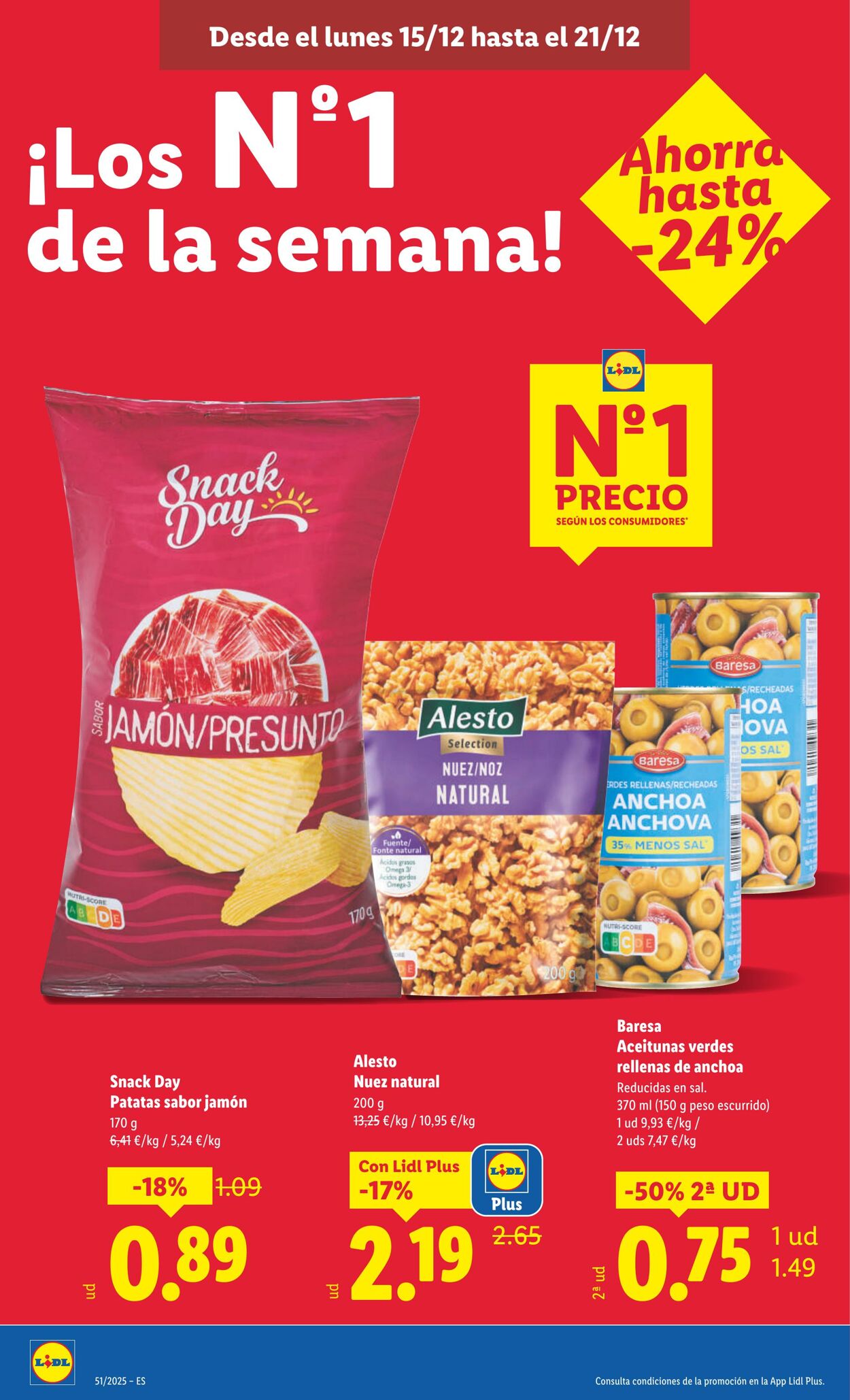 Folleto Lidl 15.12.2025 - 21.12.2025
