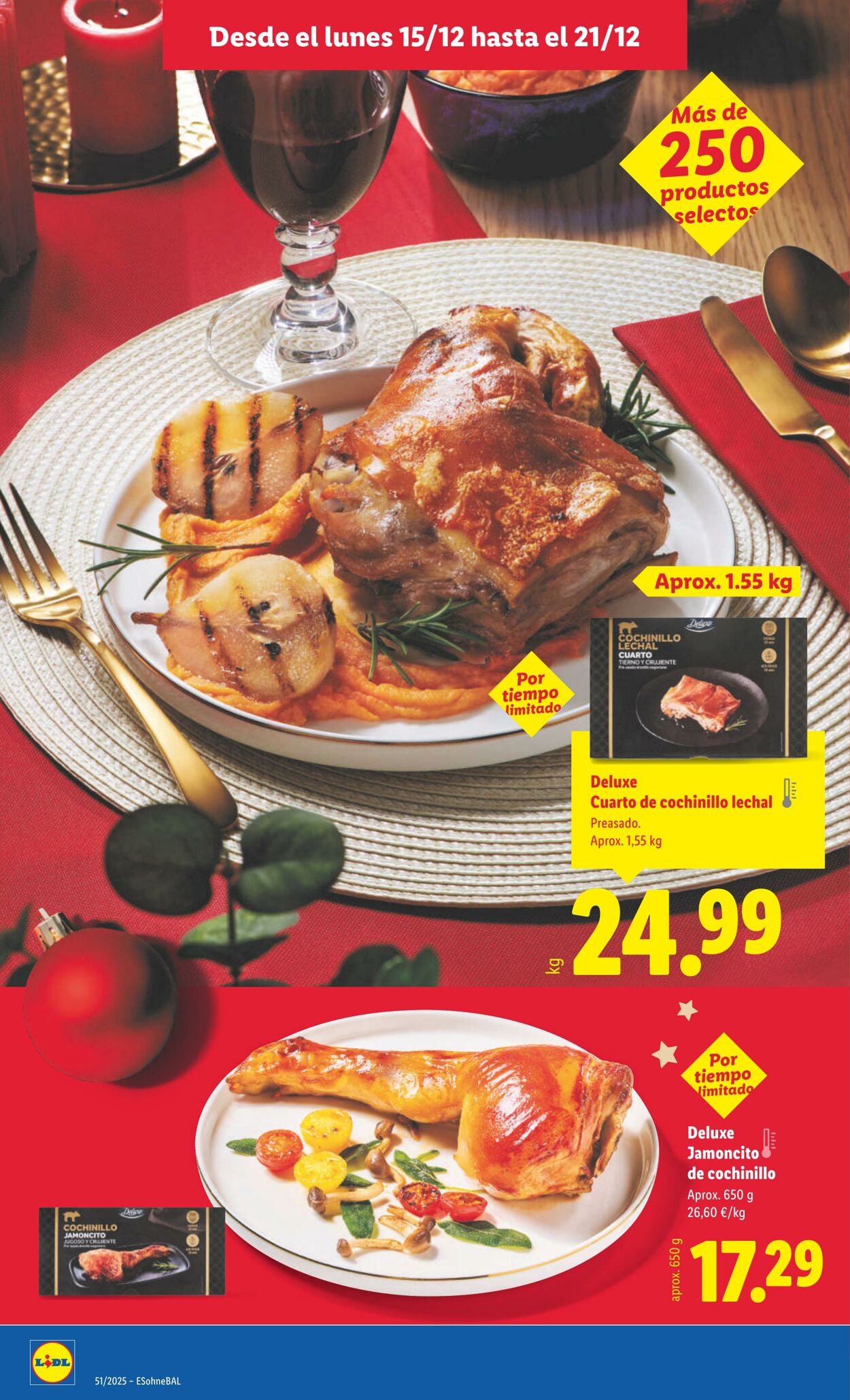 Folleto Lidl 15.12.2025 - 21.12.2025