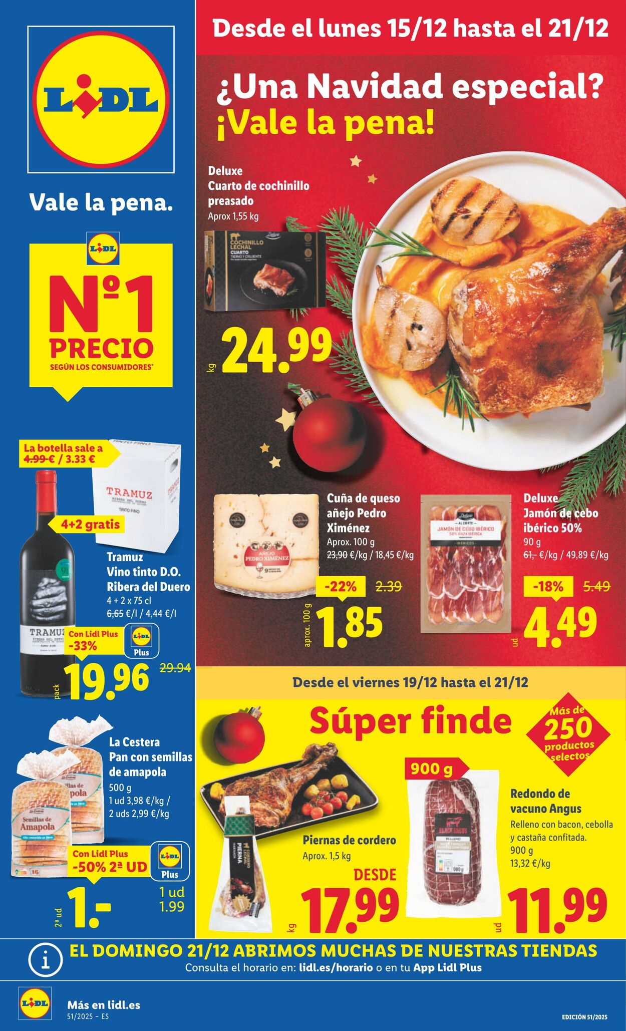 Folleto Lidl 15.12.2025 - 21.12.2025