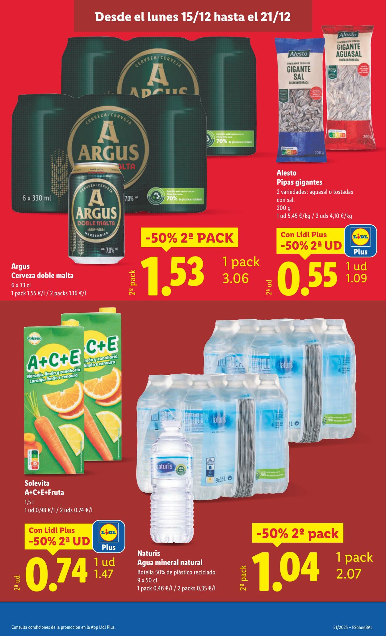 Folleto Lidl 15.12.2025 - 21.12.2025