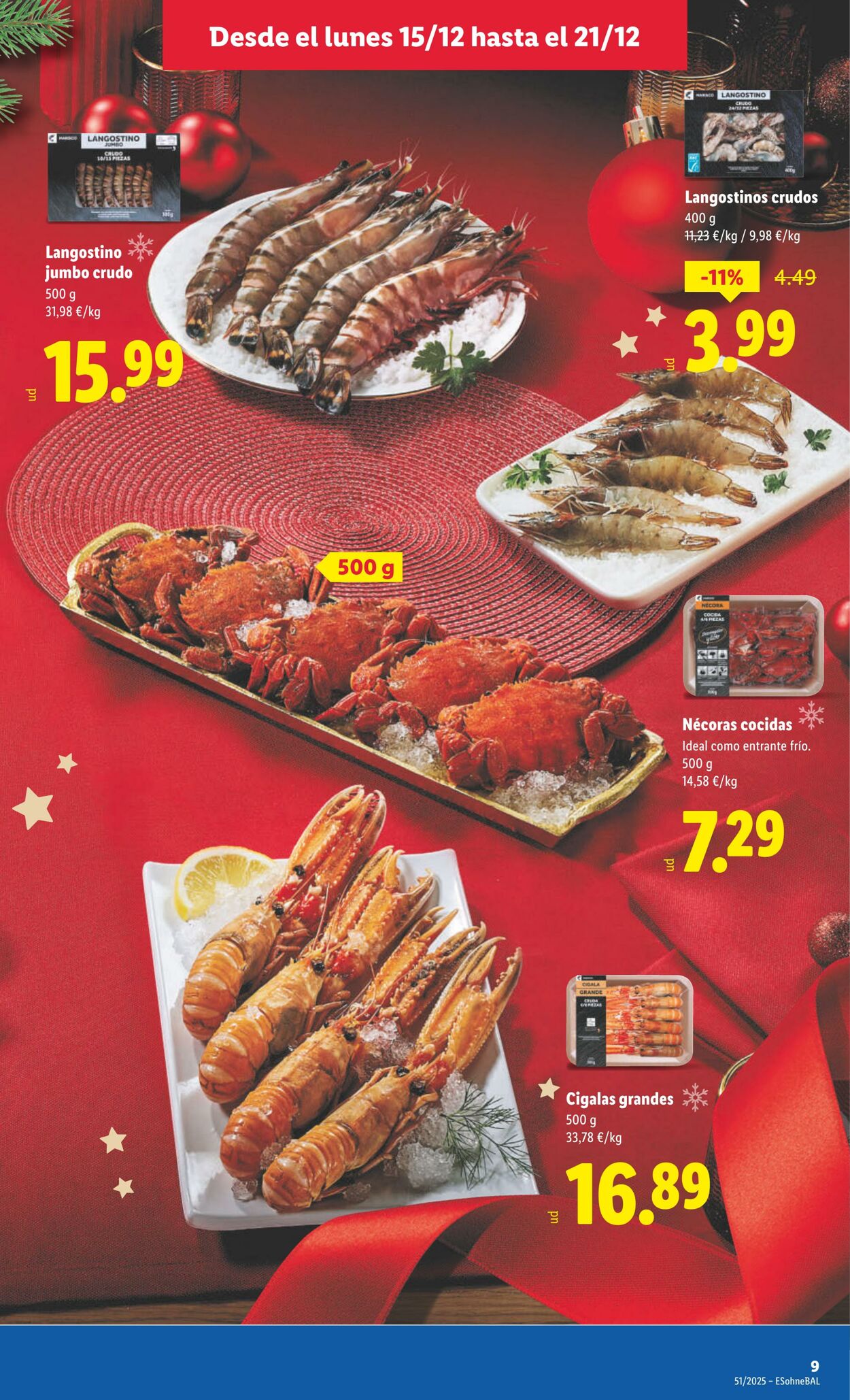 Folleto Lidl 15.12.2025 - 21.12.2025
