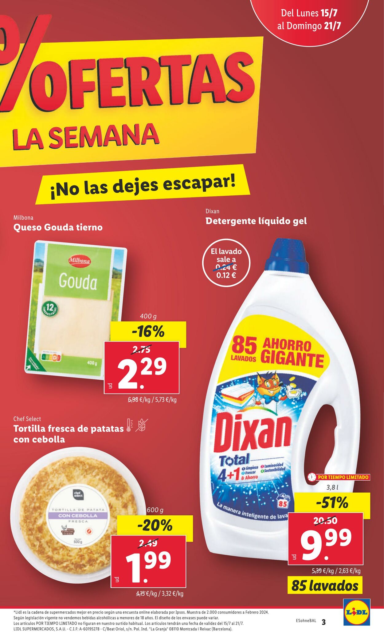 Folleto Lidl 15.07.2024 - 21.07.2024