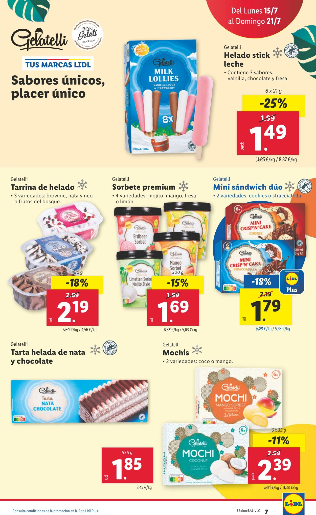 Folleto Lidl 15.07.2024 - 21.07.2024