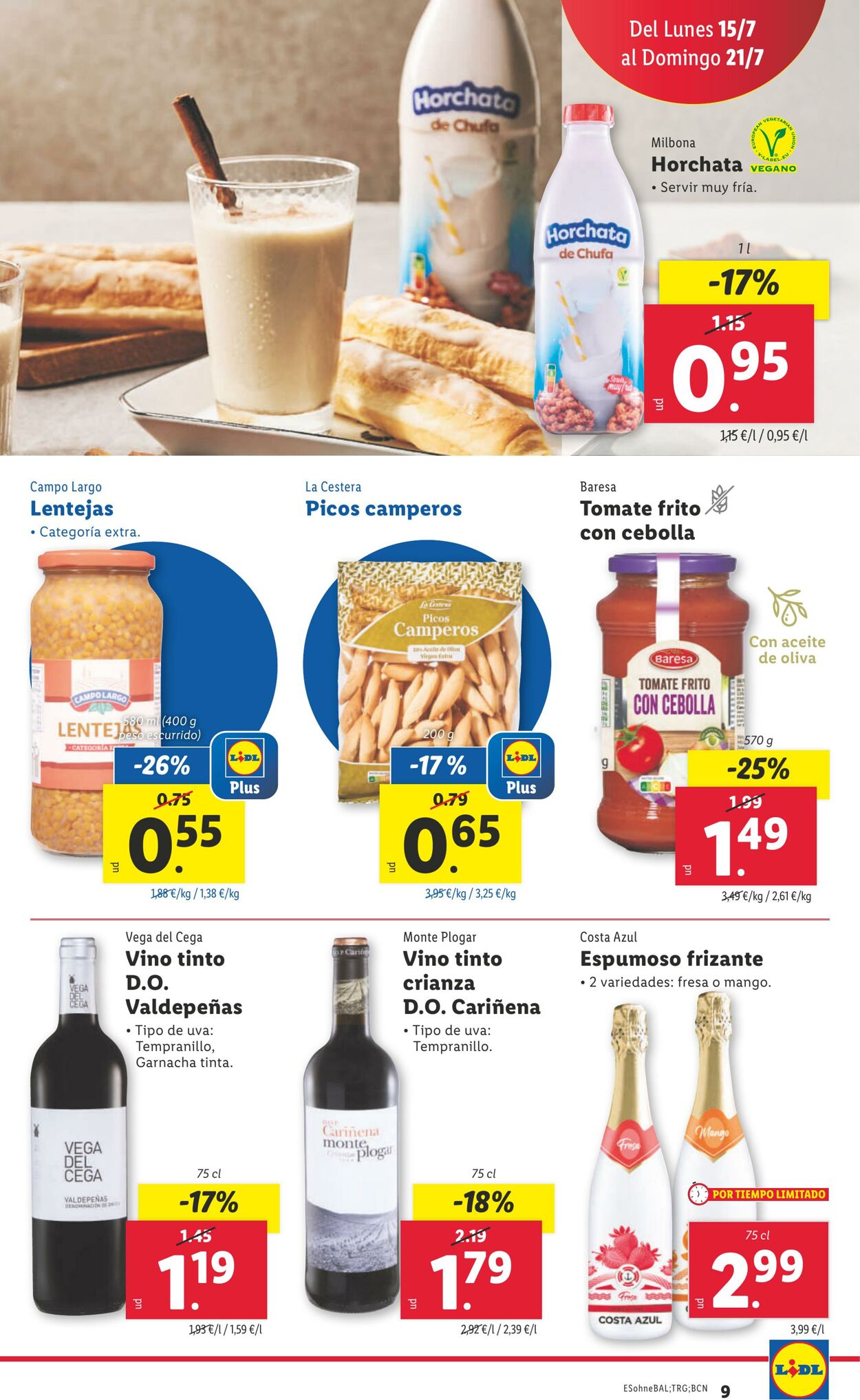 Folleto Lidl 15.07.2024 - 21.07.2024