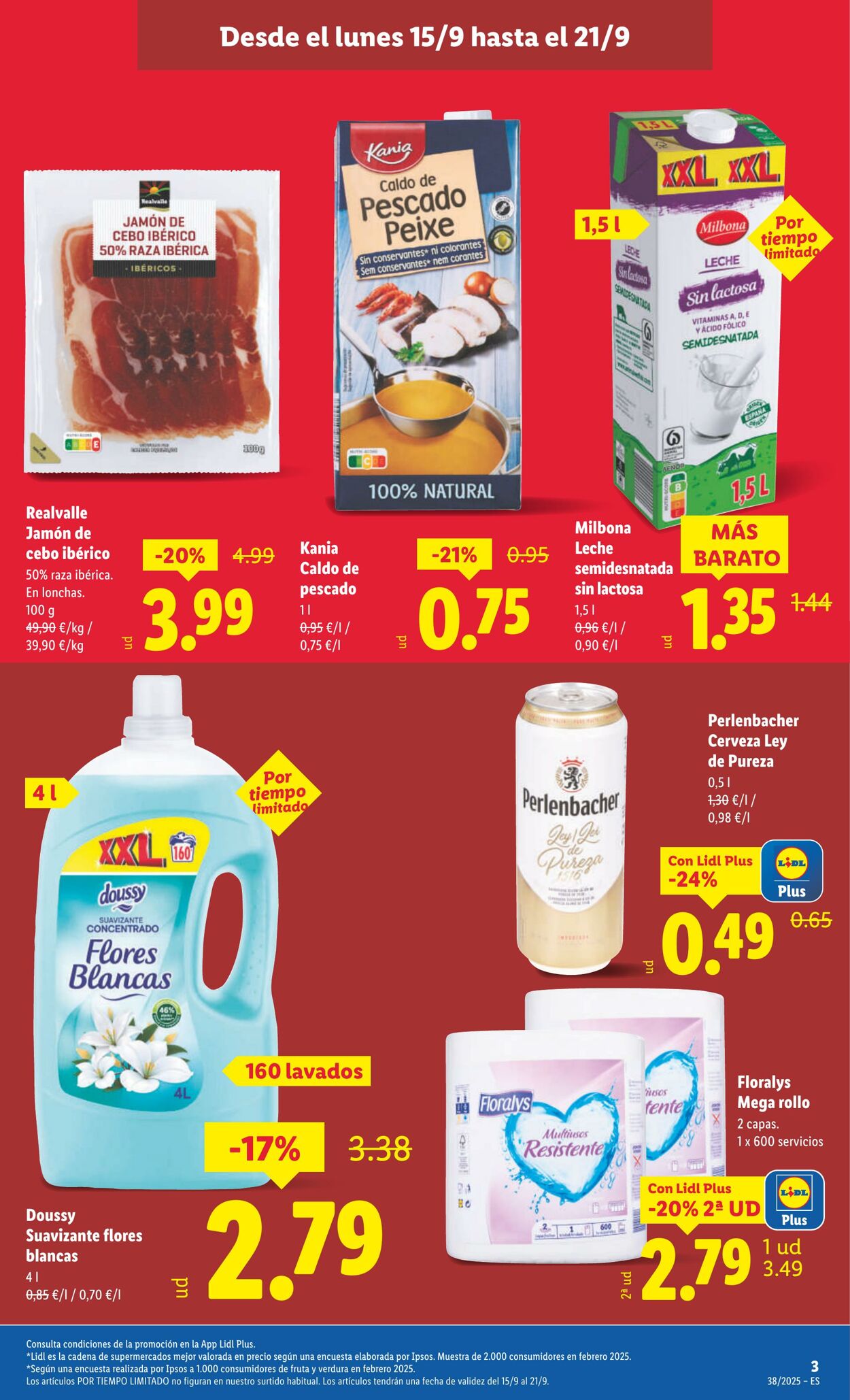 Folleto Lidl 15.09.2025 - 21.09.2025