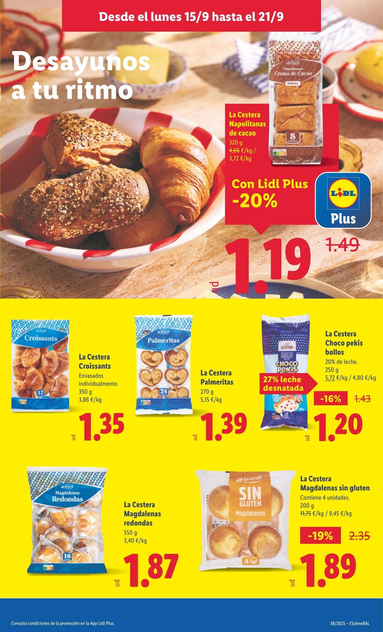 Folleto Lidl 15.09.2025 - 21.09.2025