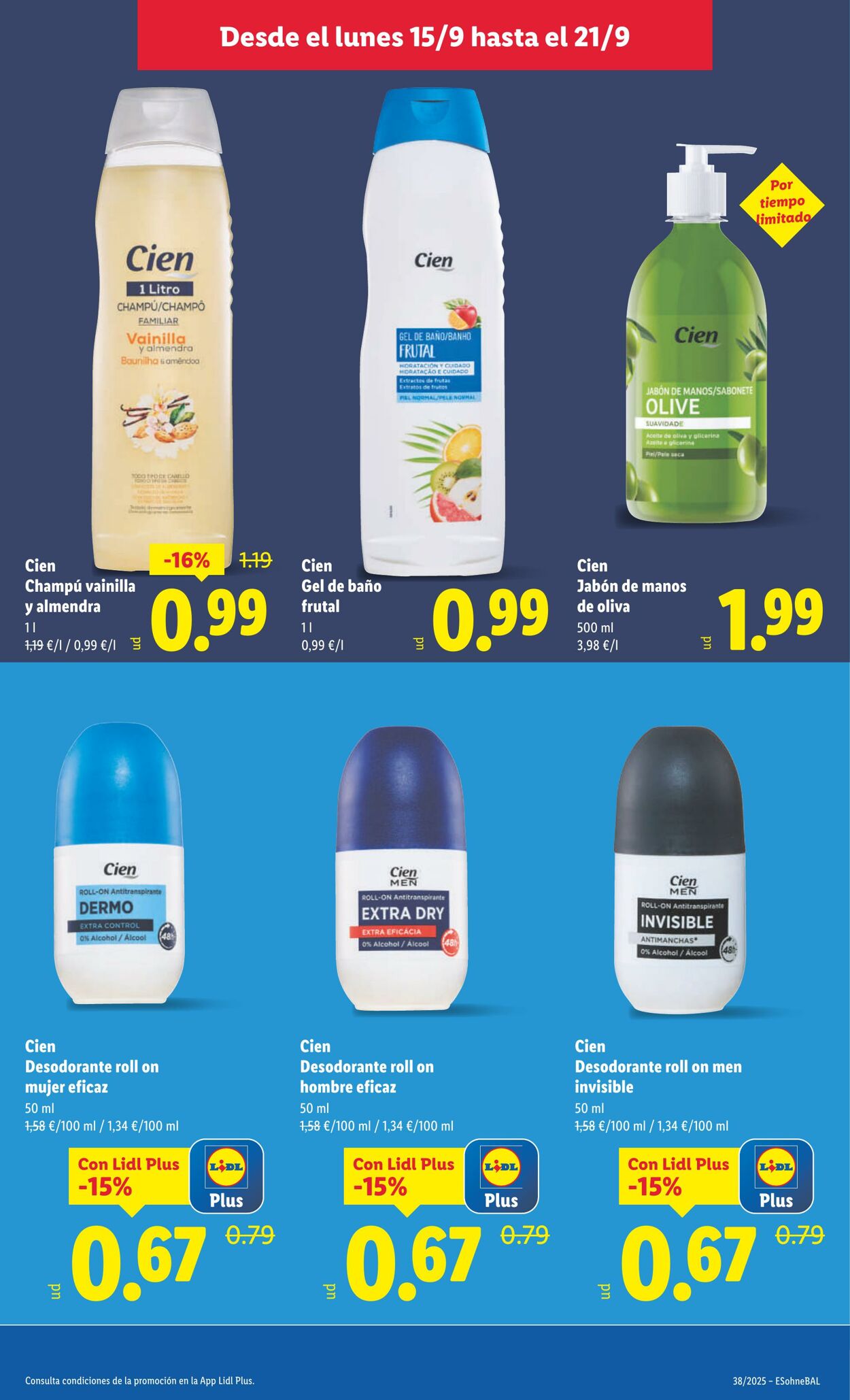 Folleto Lidl 15.09.2025 - 21.09.2025