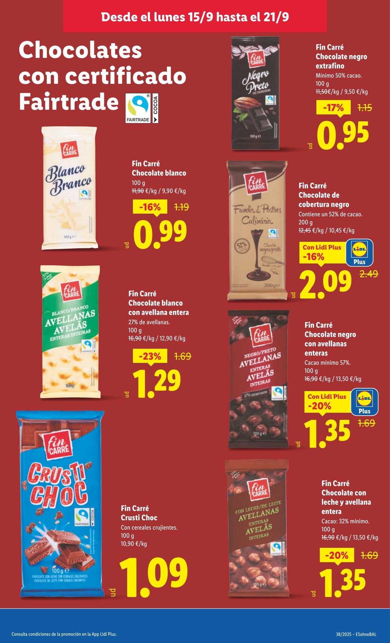 Folleto Lidl 15.09.2025 - 21.09.2025