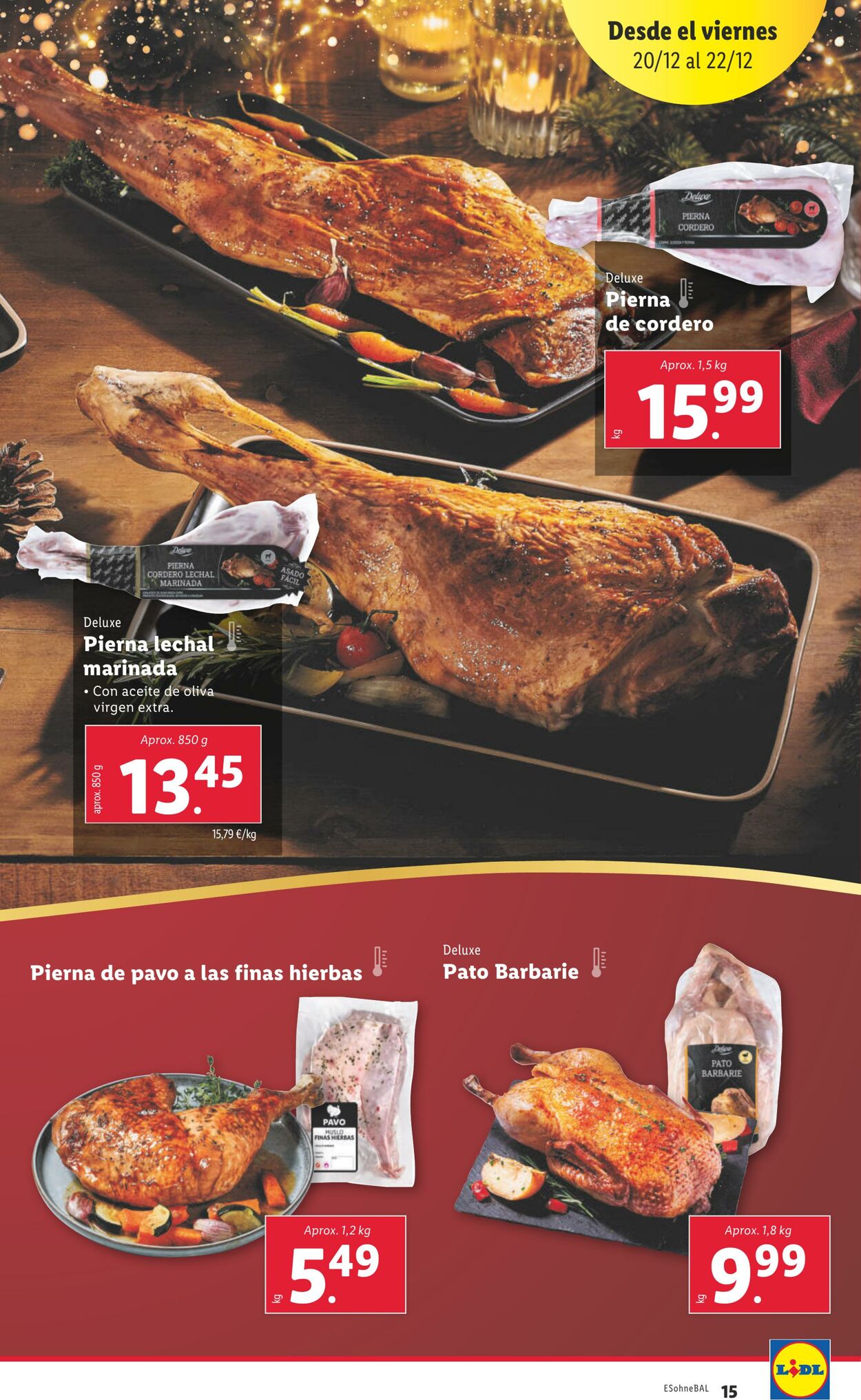 Folleto Lidl 16.12.2024 - 22.12.2024