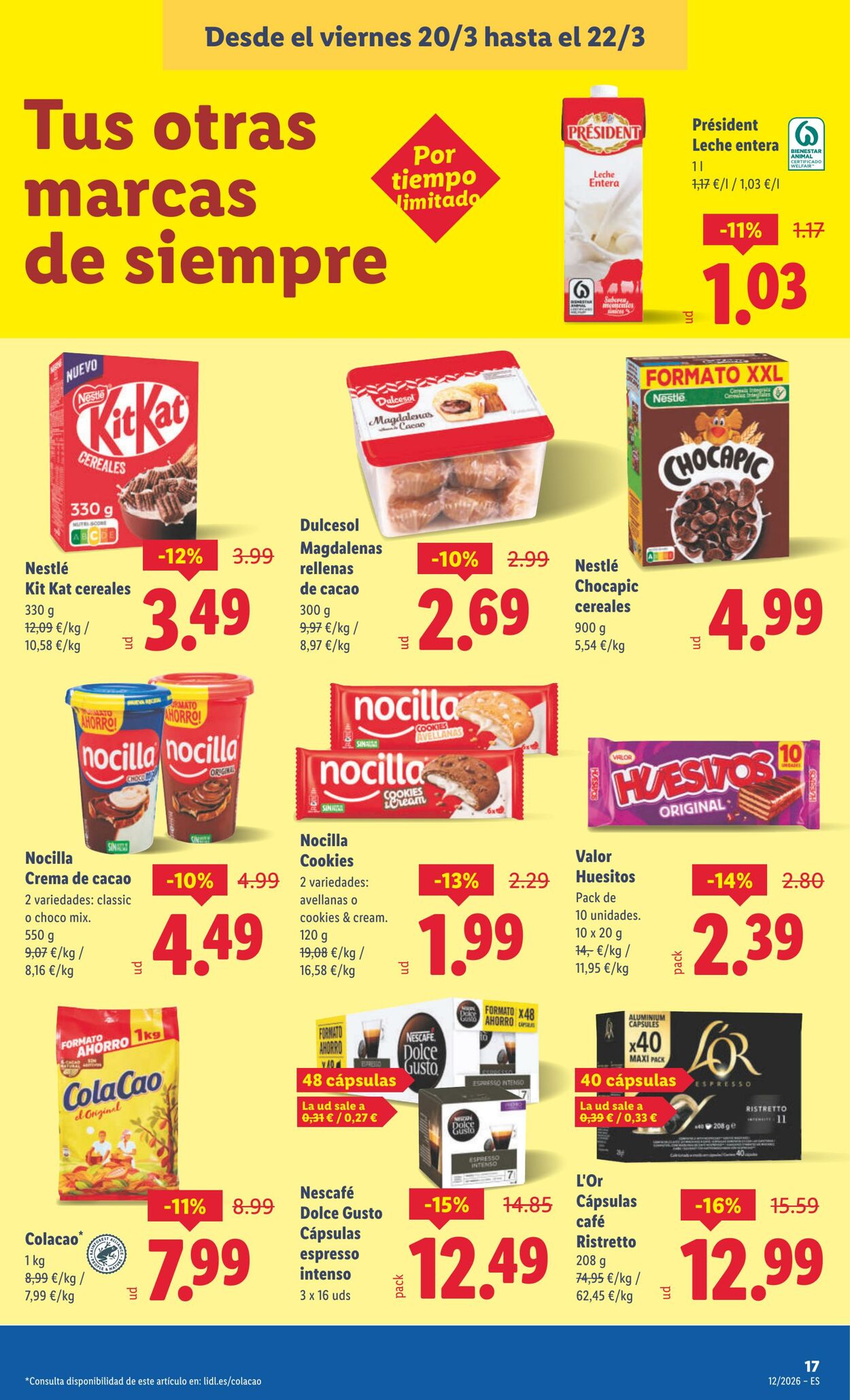 Folleto Lidl 16.03.2026 - 22.03.2026