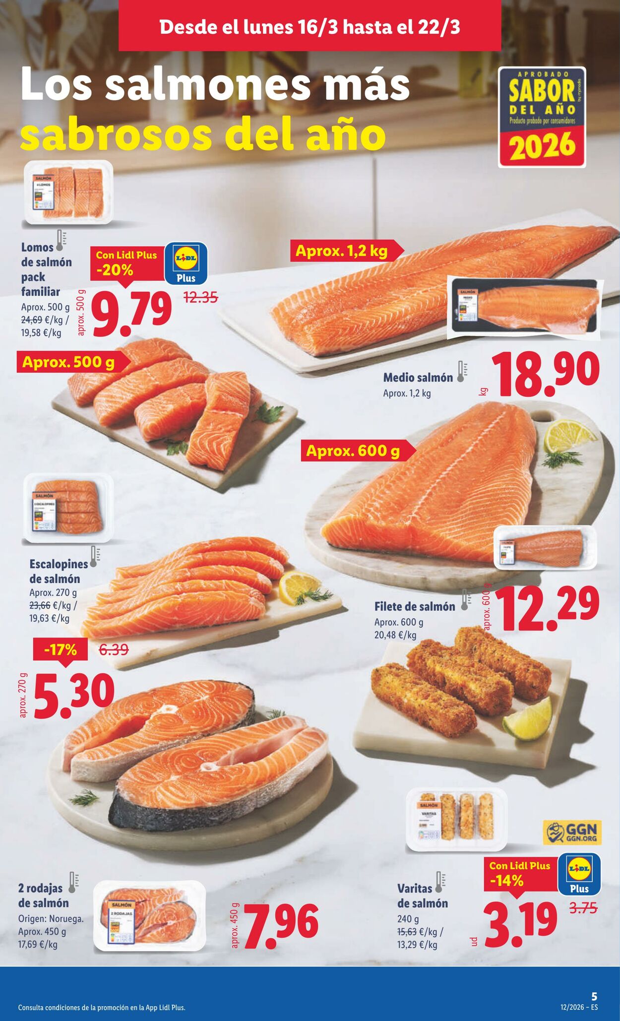 Folleto Lidl 16.03.2026 - 22.03.2026