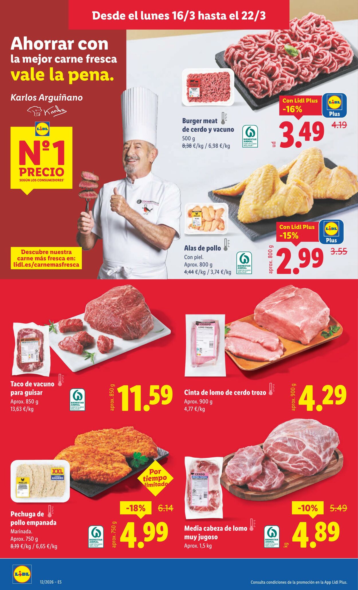 Folleto Lidl 16.03.2026 - 22.03.2026