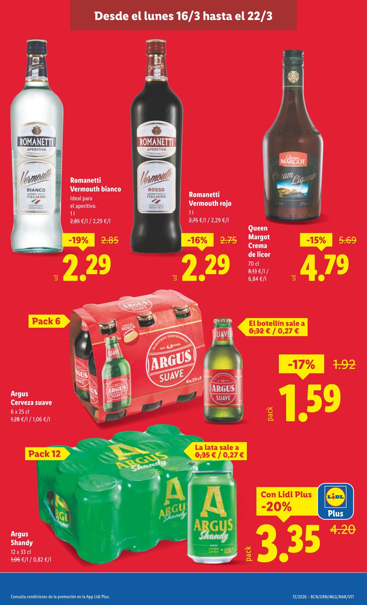 Folleto Lidl 16.03.2026 - 22.03.2026