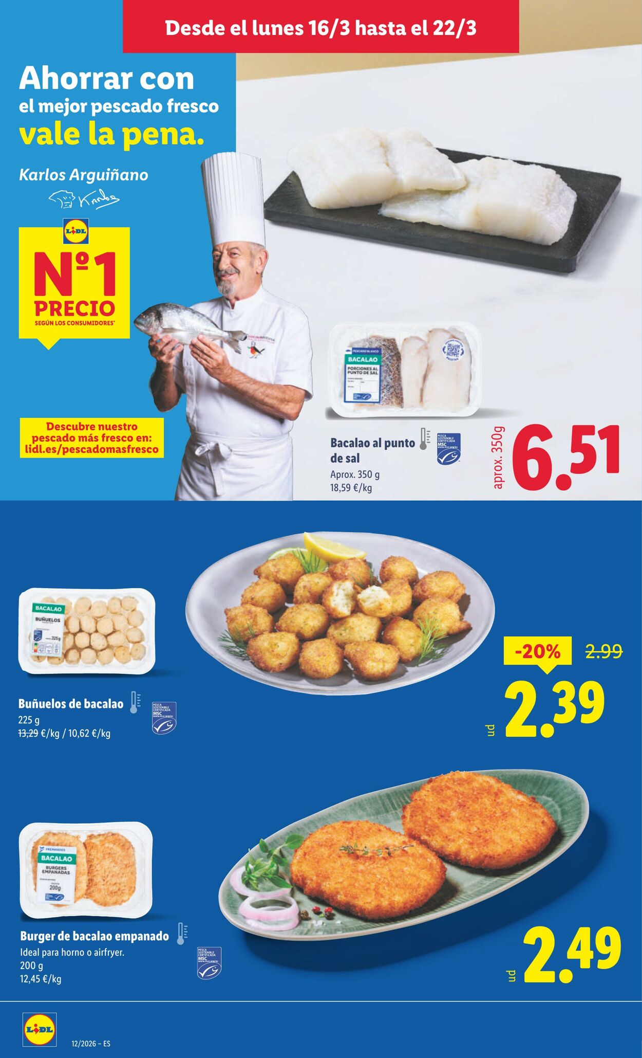 Folleto Lidl 16.03.2026 - 22.03.2026