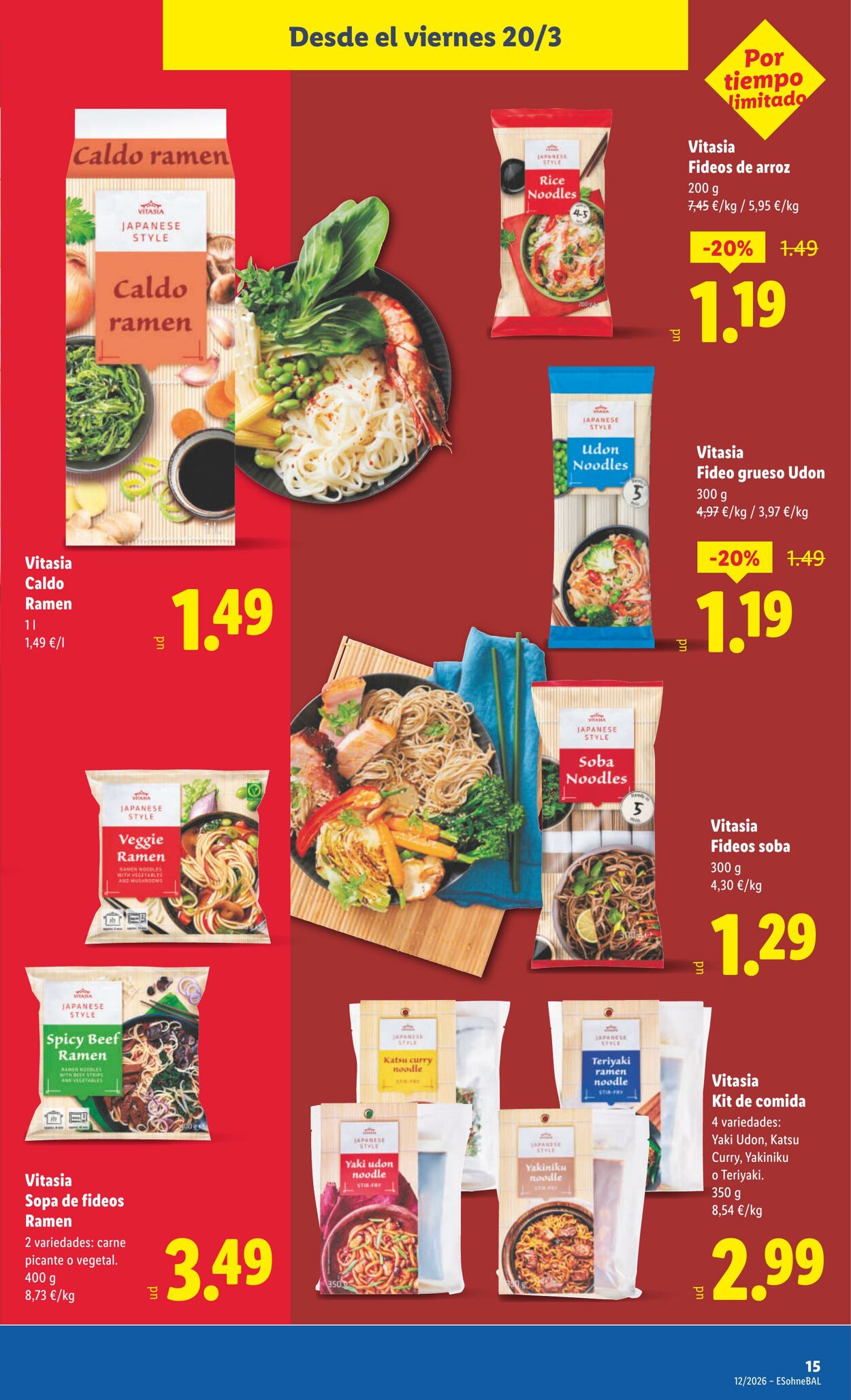 Folleto Lidl 16.03.2026 - 22.03.2026